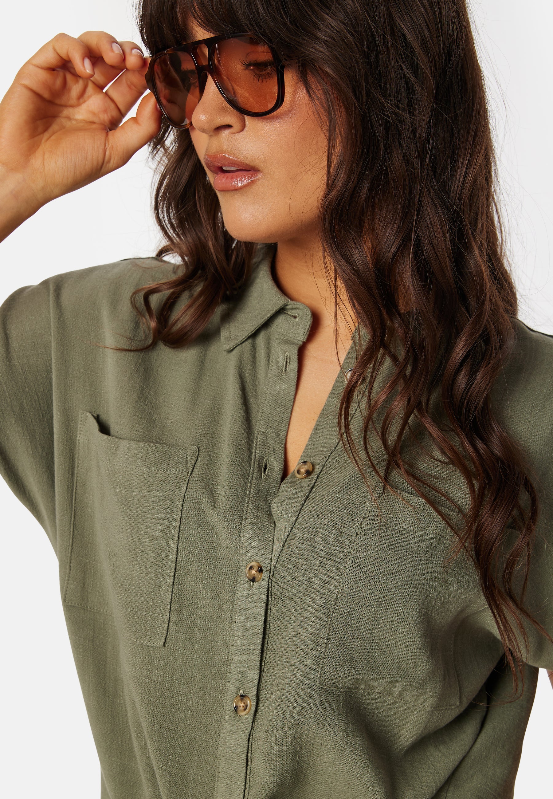 Pcvinsty Linen Tie Shirt - Image 4