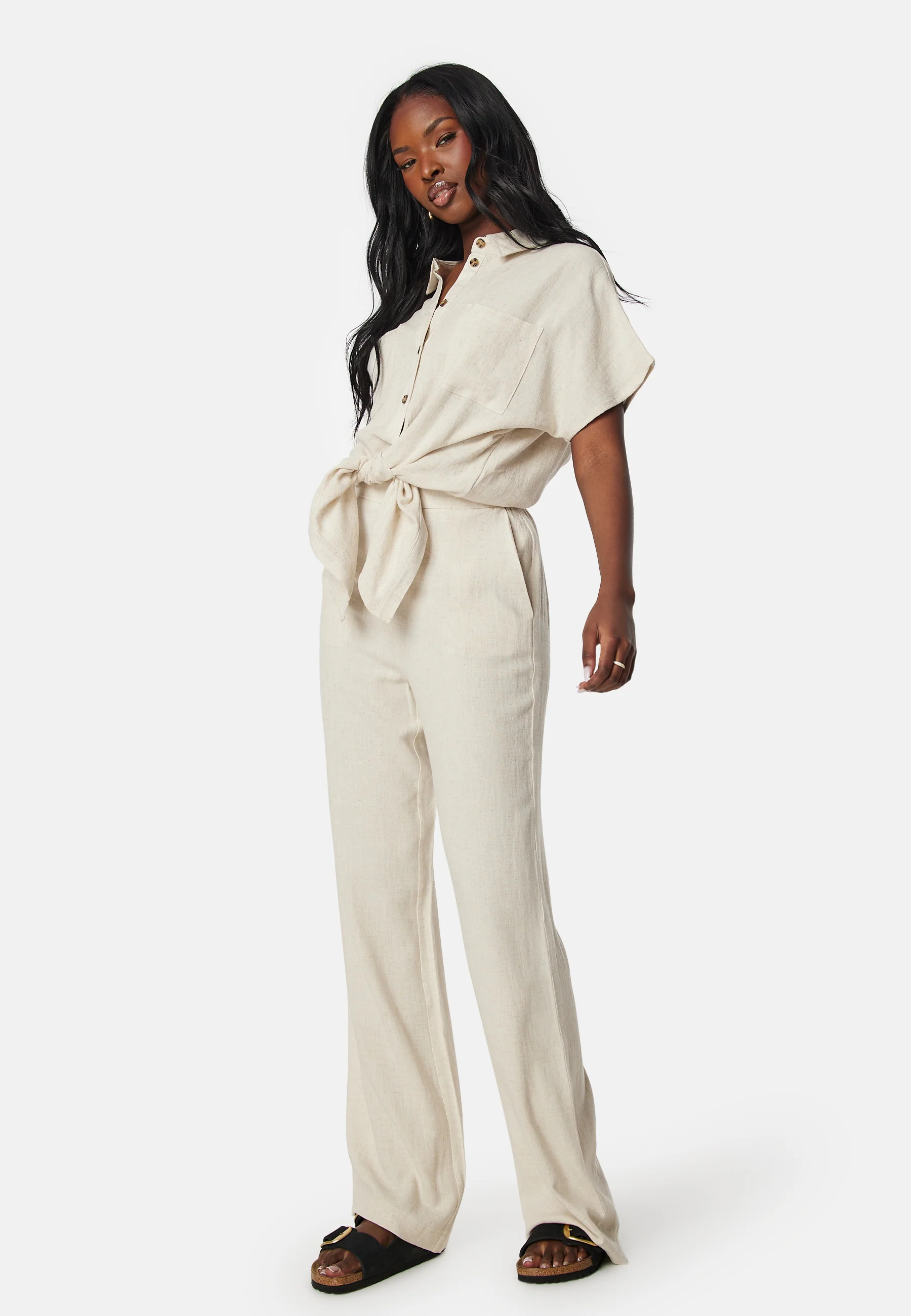 Pcvinsty Linen Tie Shirt - Image 3