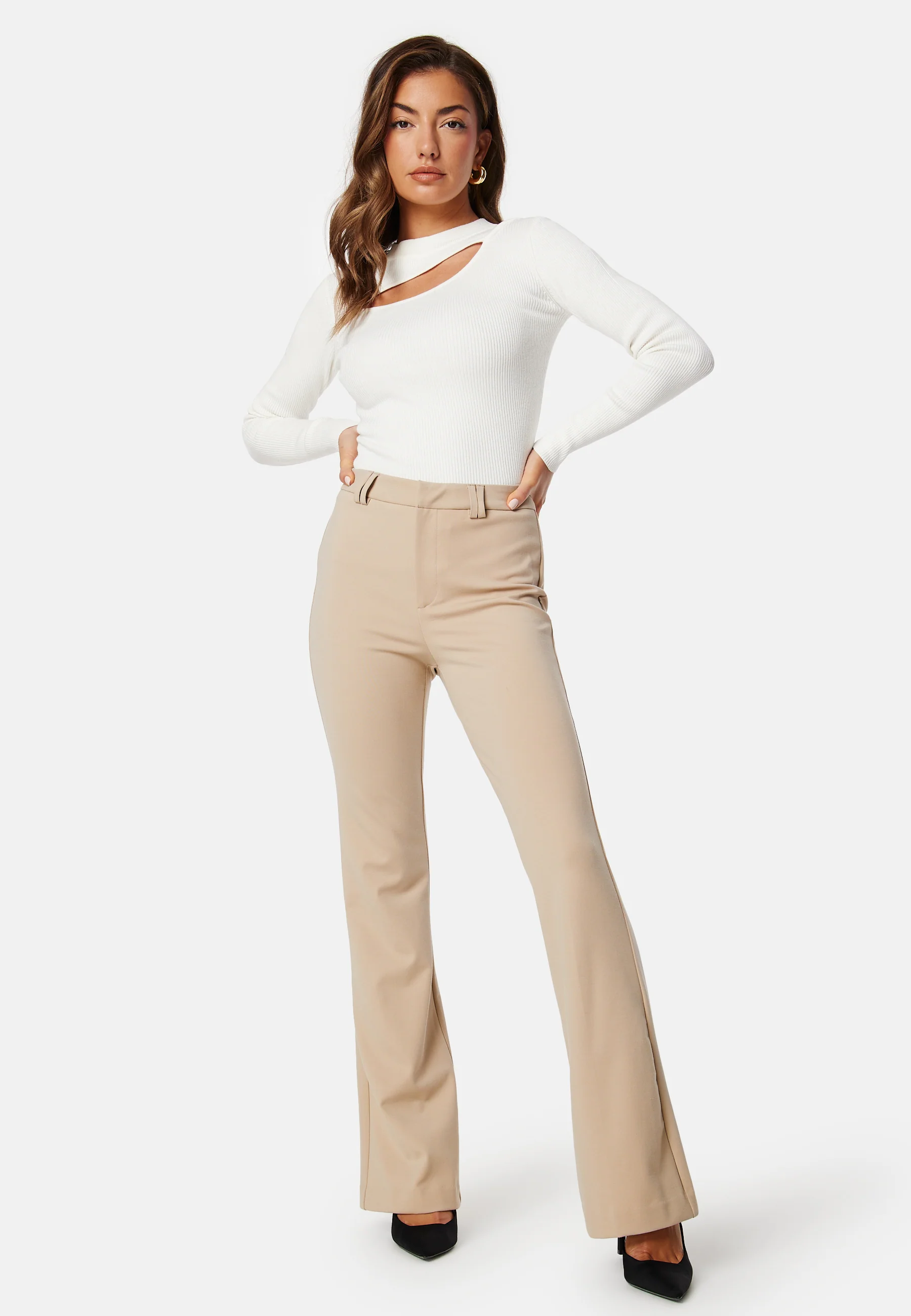 Peach Mid Waist Flared - Image 2