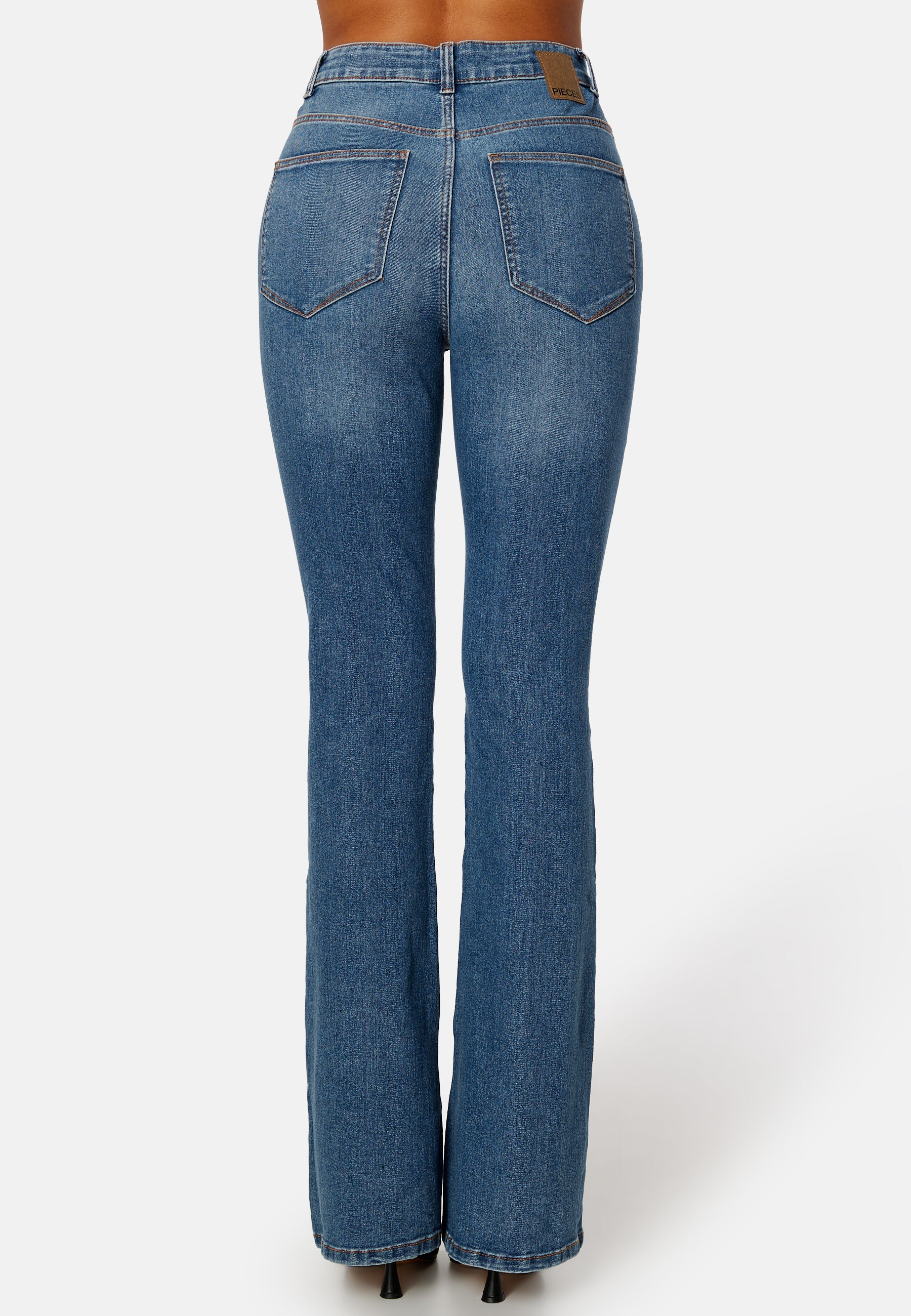 Peggy HW Flared Slit Jeans - Image 3