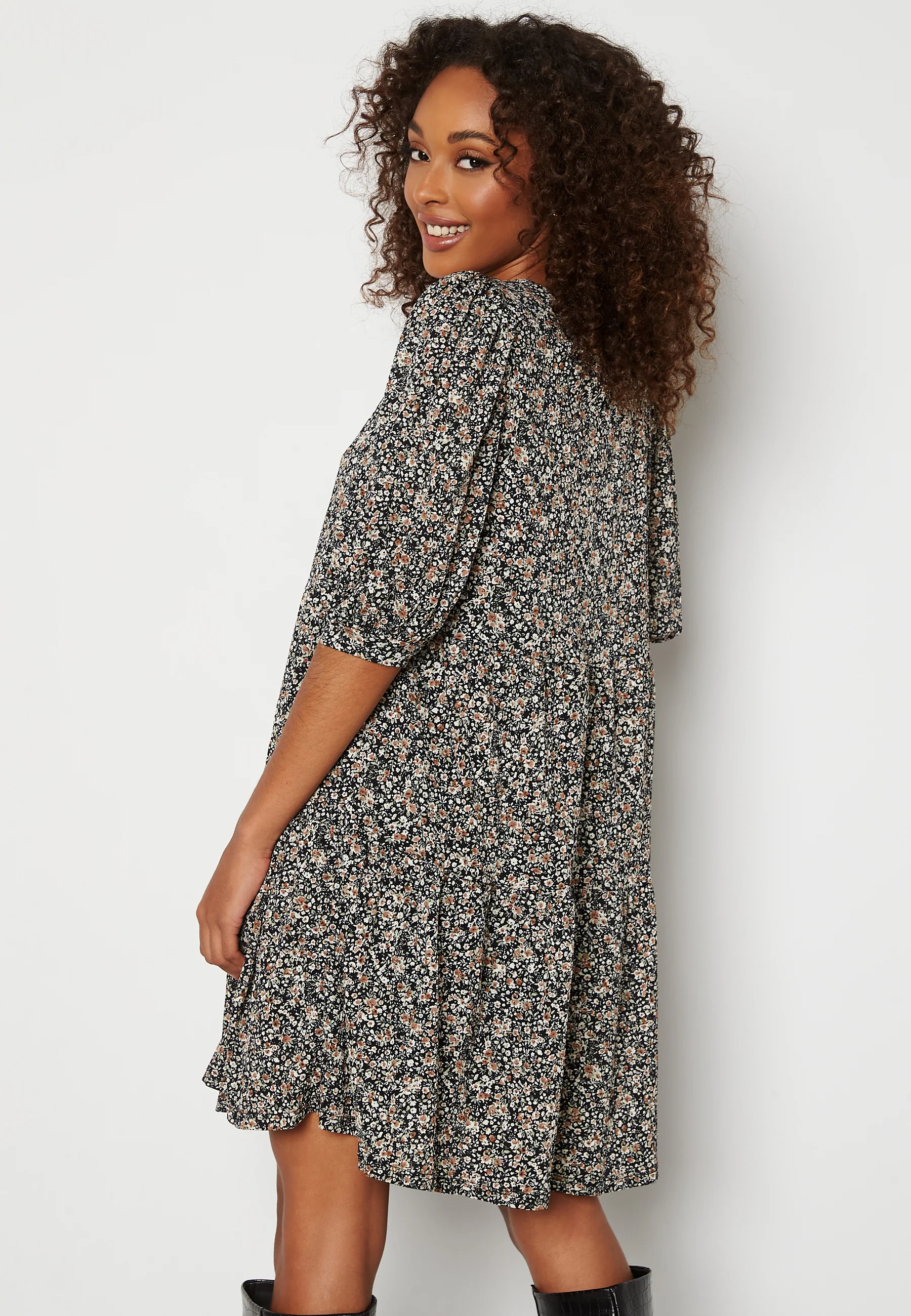 Pella 2/4 Peplum Dress - Image 3