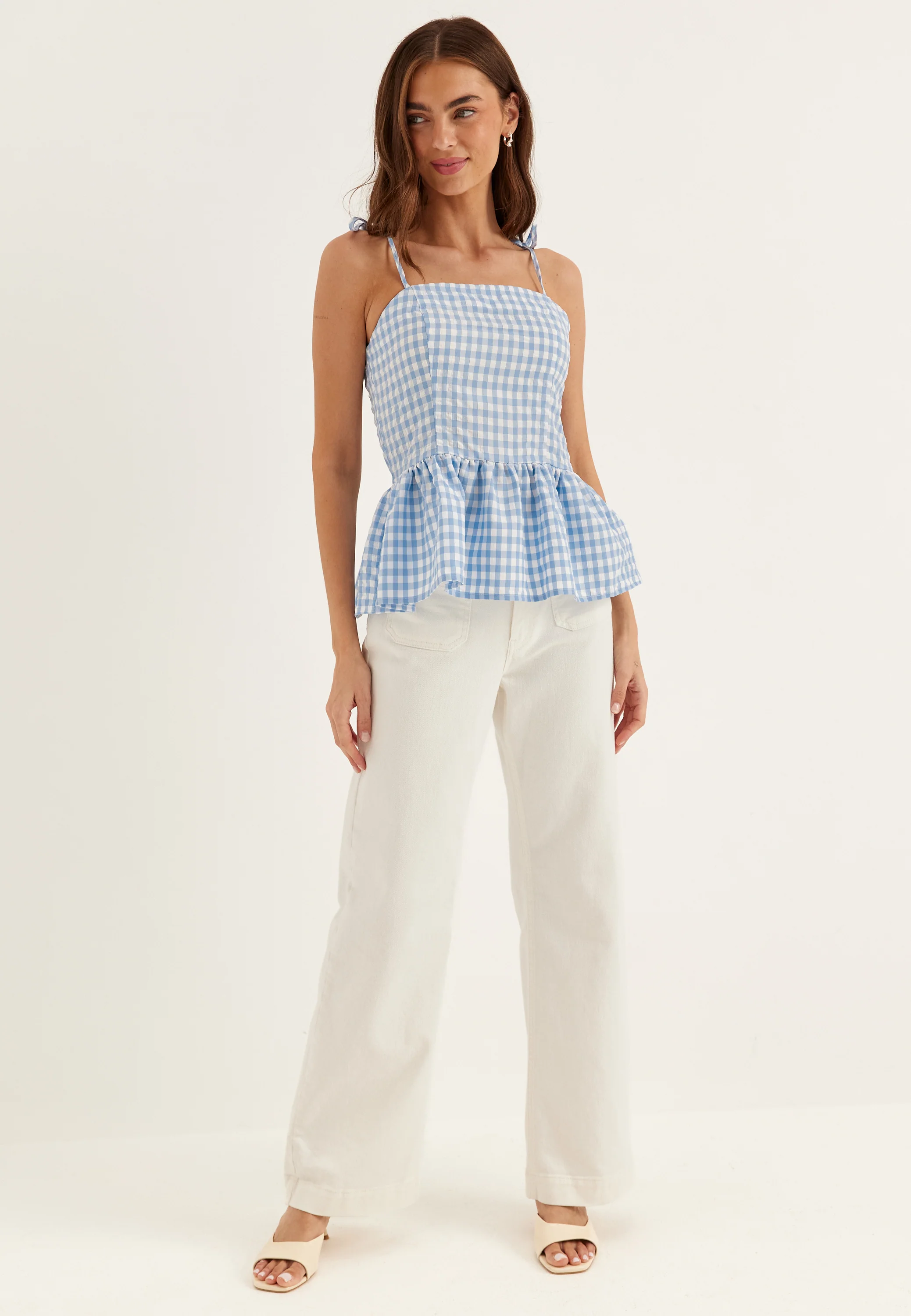 Peplum Bandeau Top - Image 2