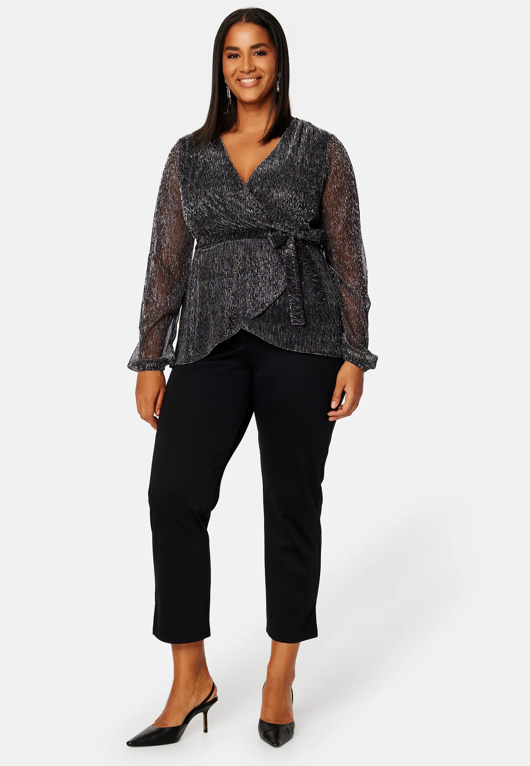 Perley sparkling wrap top - Image 3