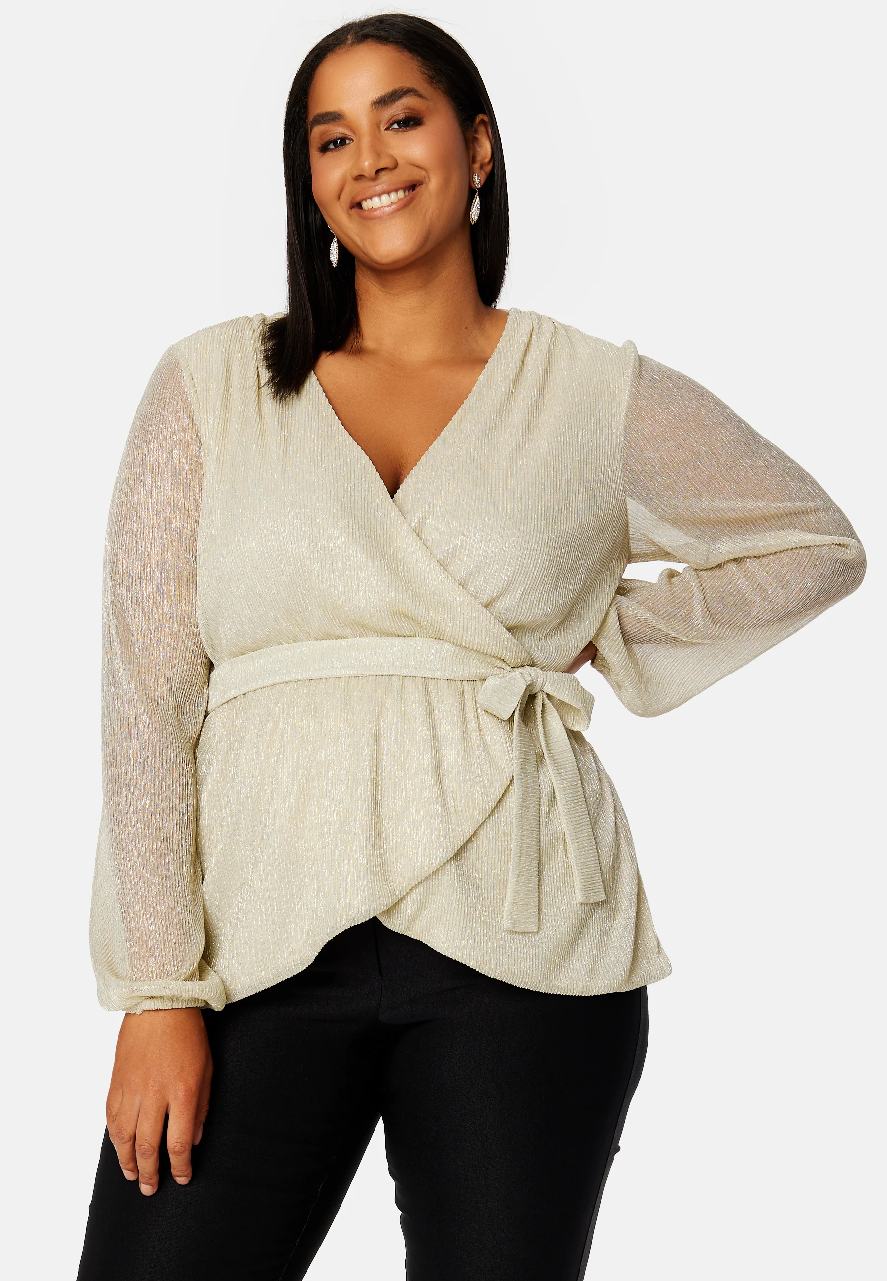 Perley sparkling wrap top - Image 5