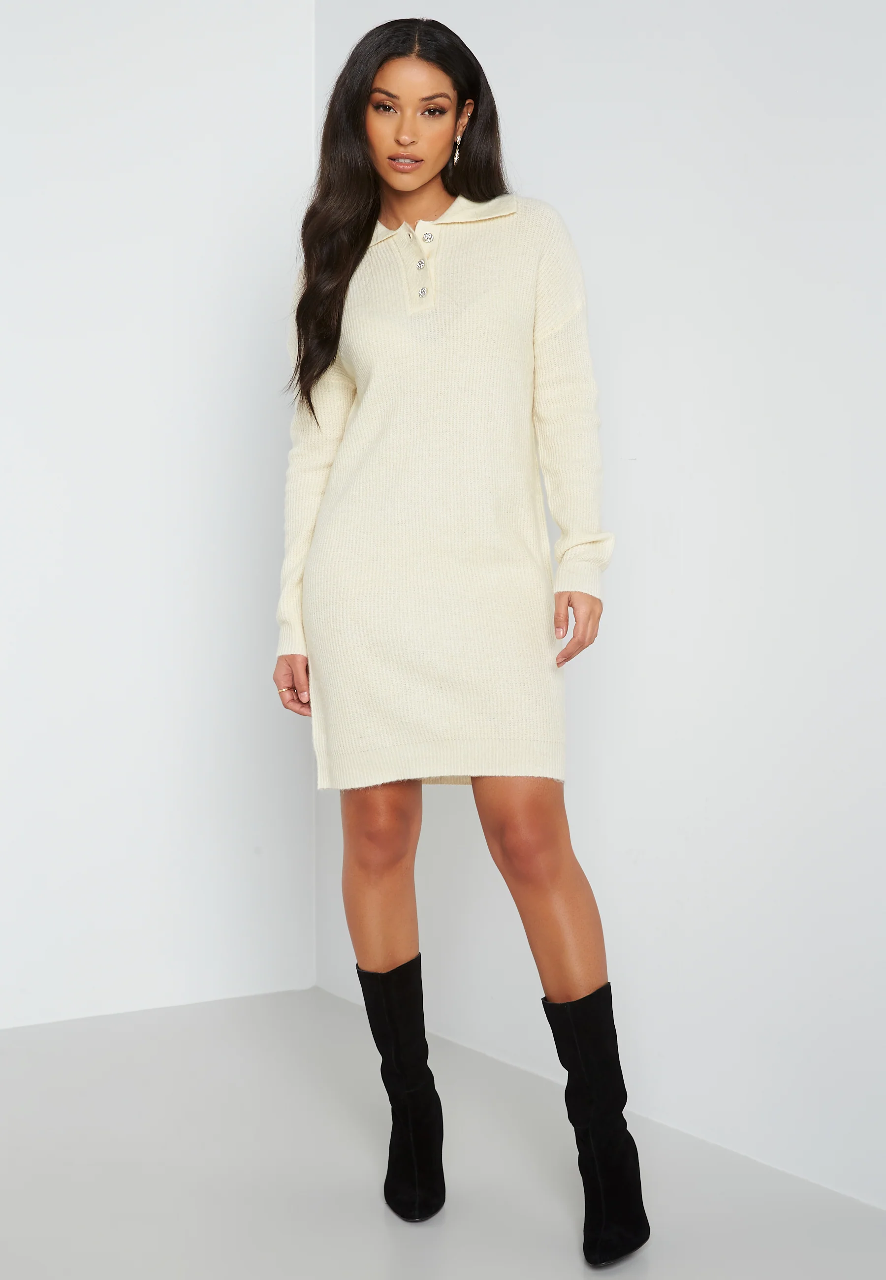 Petra LS Knit Dress - Image 2