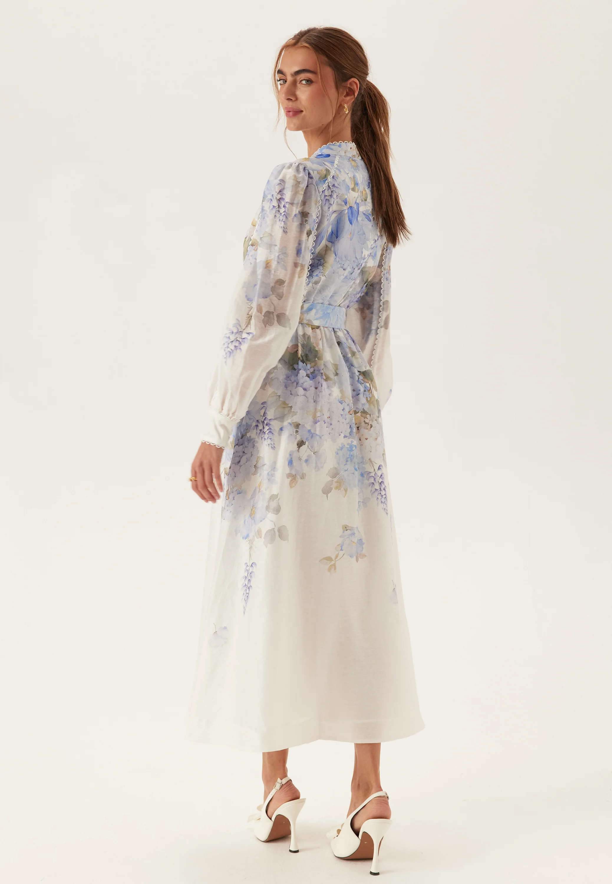 Peyton Trim Detail Midi Dress - Image 4