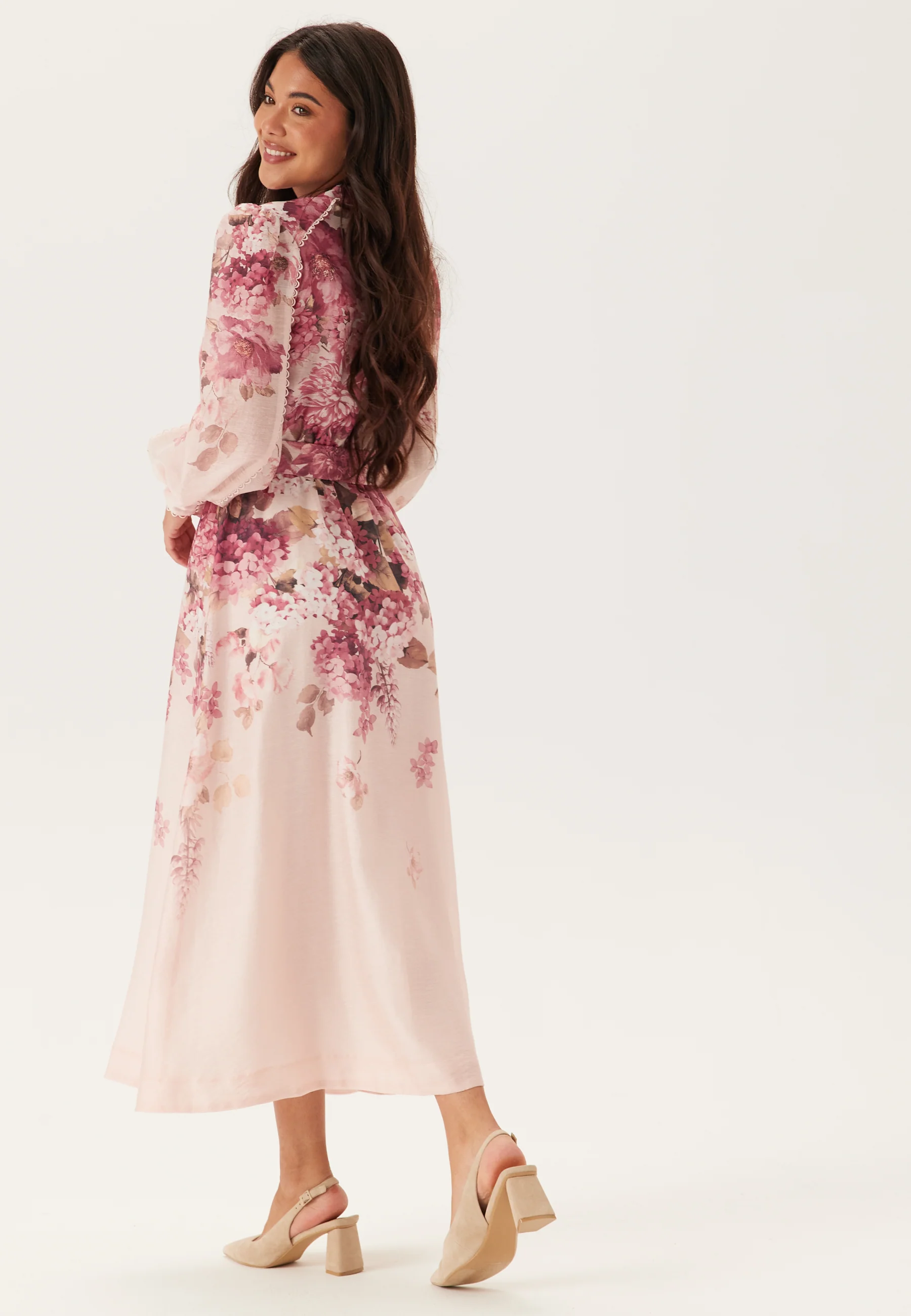 Peyton Trim Detail Midi Dress - Image 2