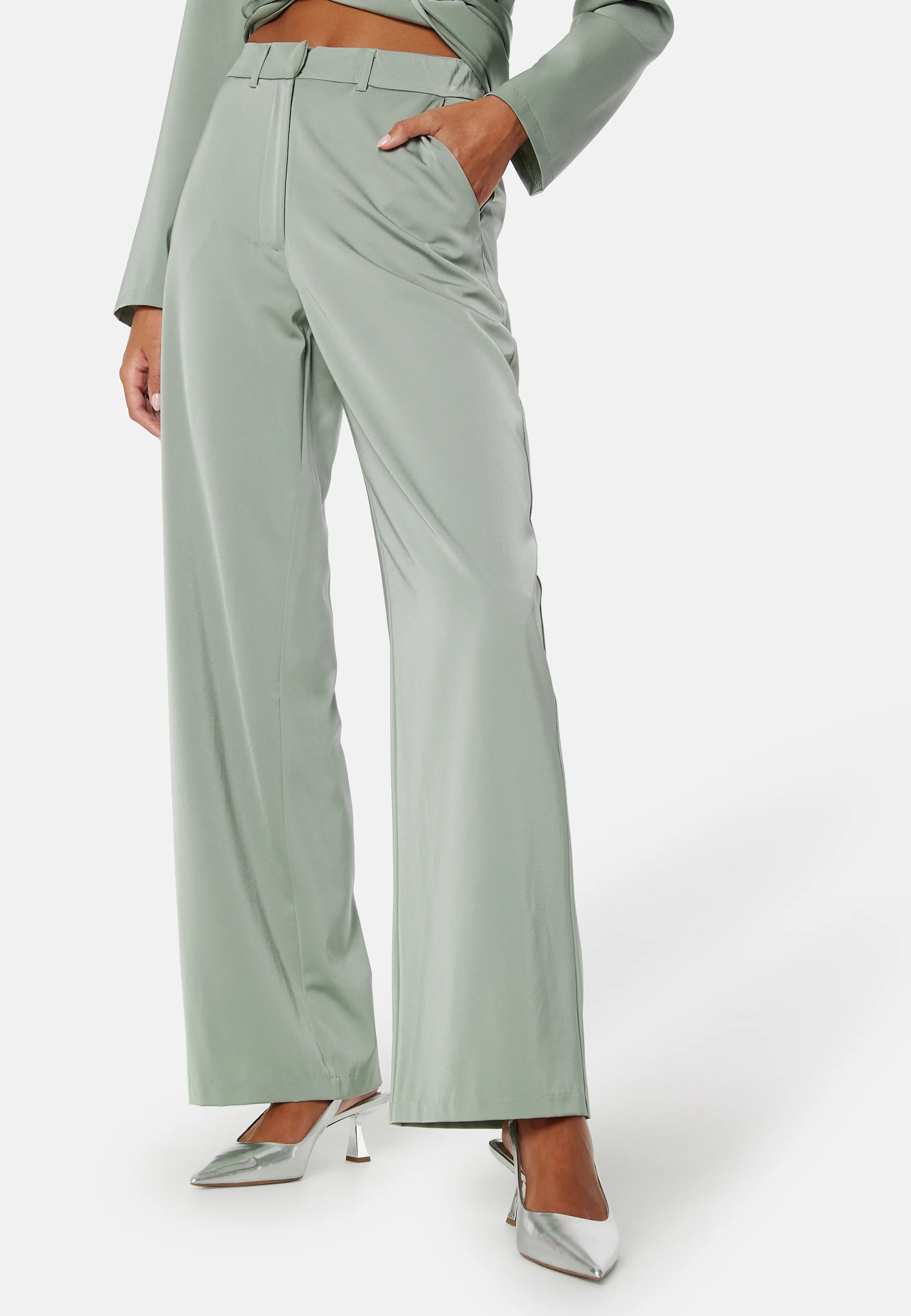 Pilar Satin Pants - Image 4