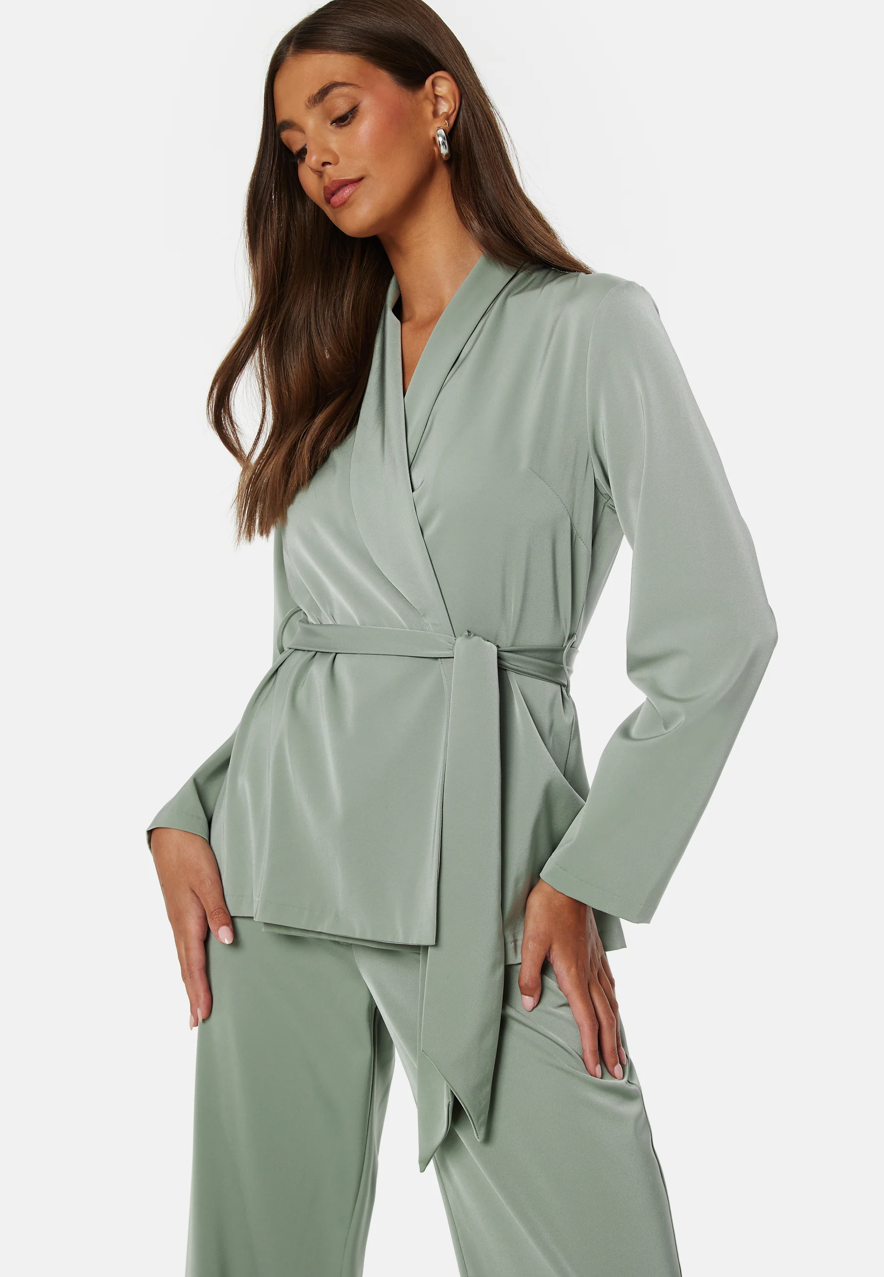 Pilar Soft Satin Blazer