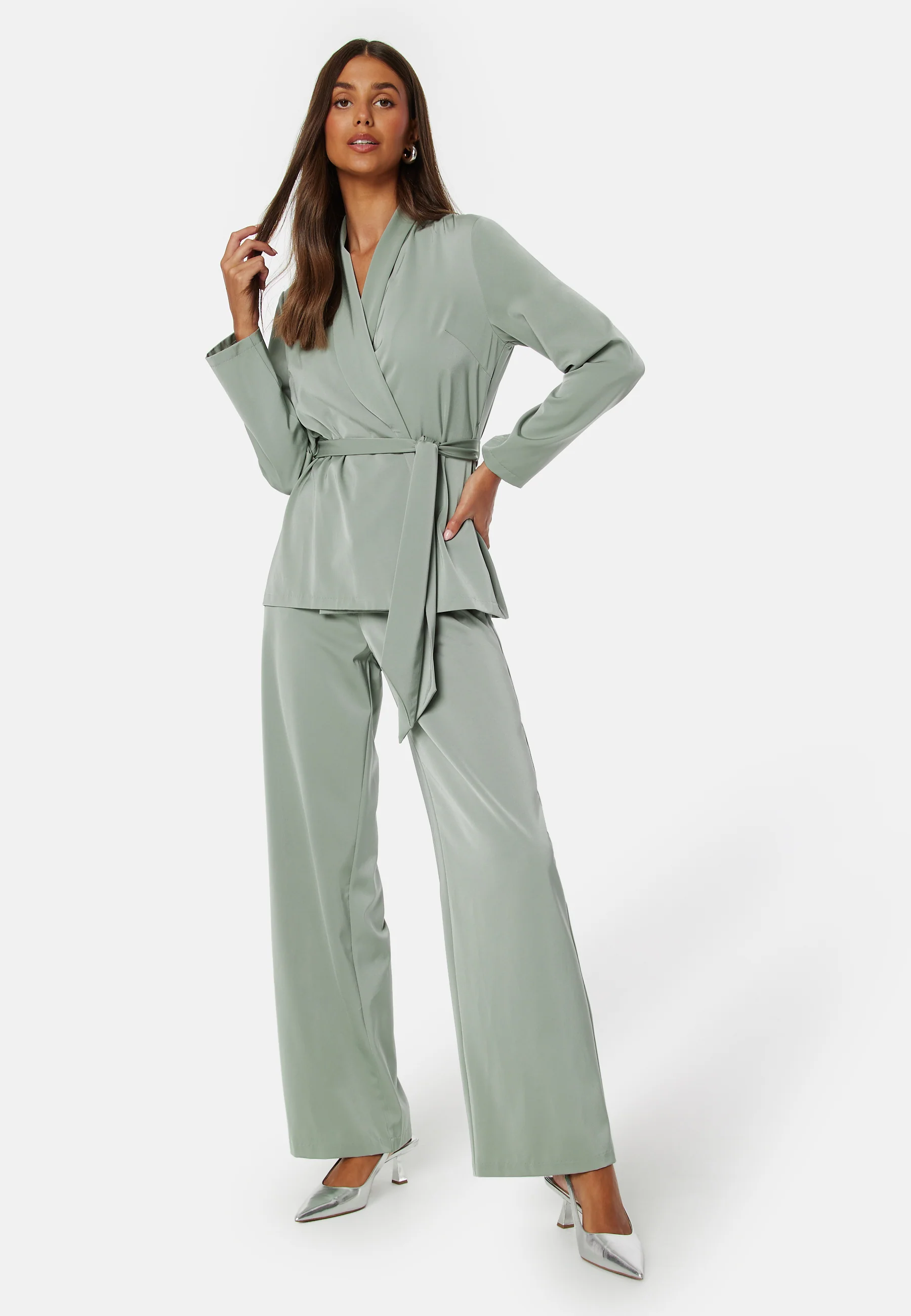Pilar Soft Satin Blazer - Image 2