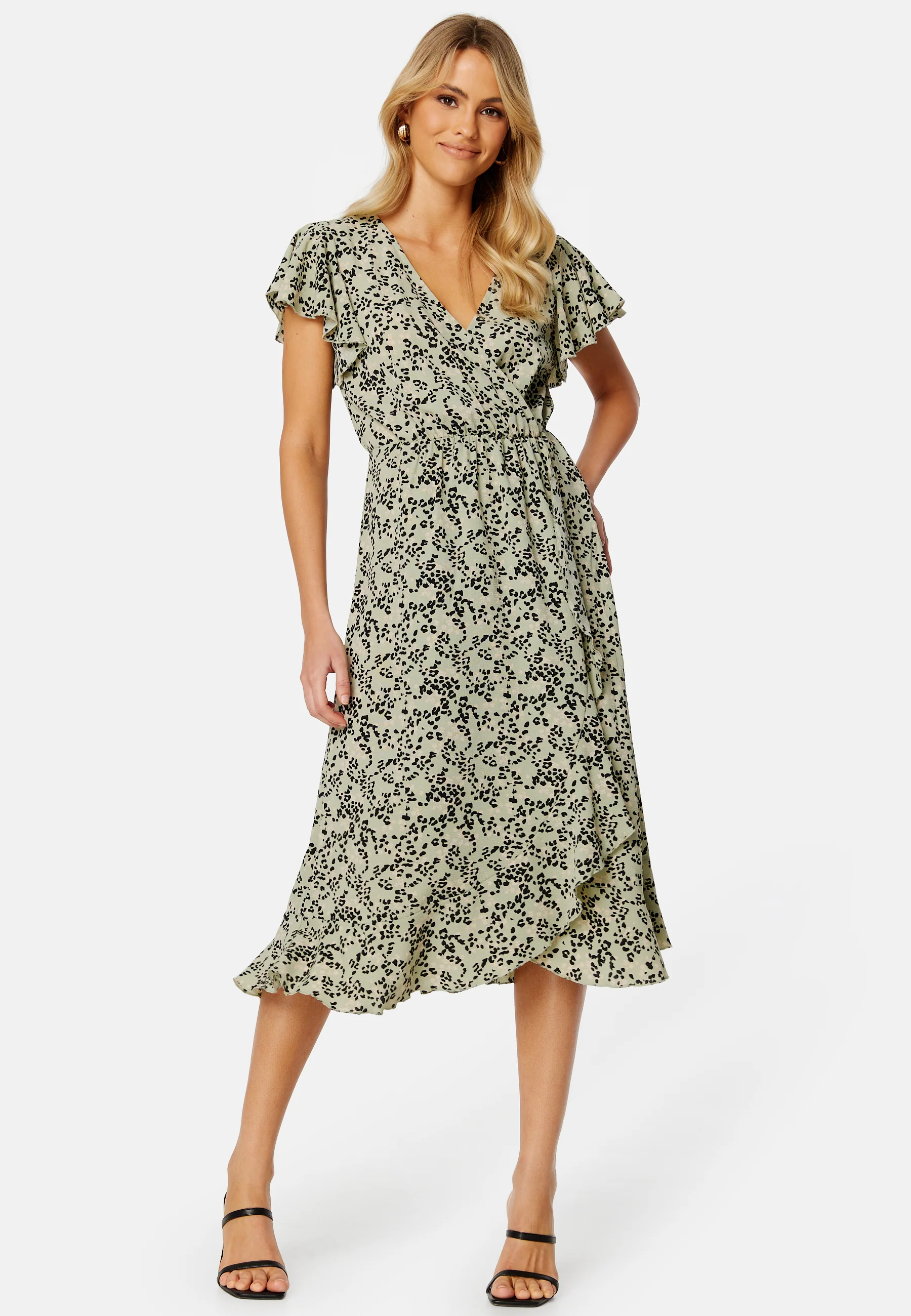 Piper Midi Flounce Dress - Image 2