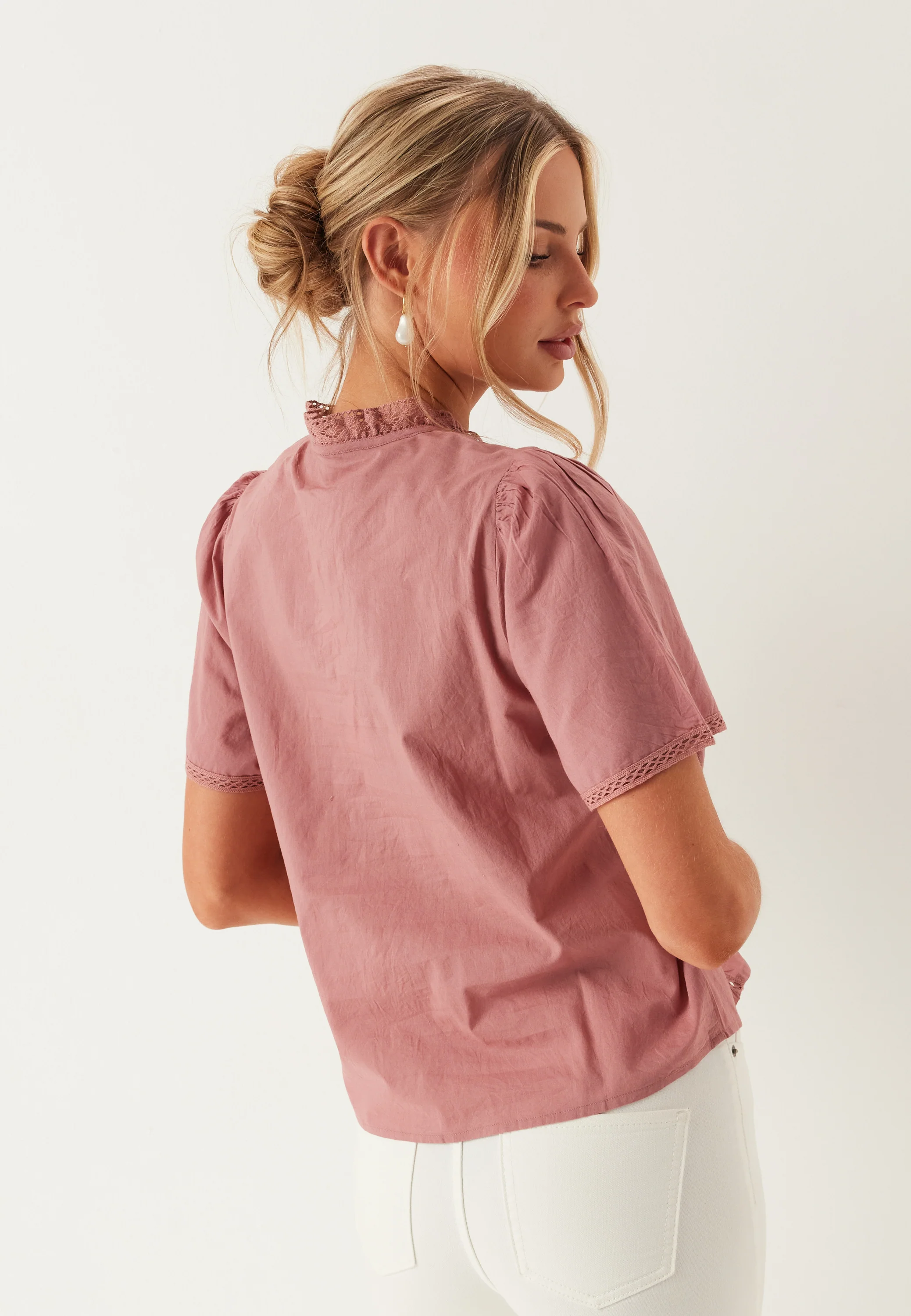 Pleated Detail Blouse - Image 4