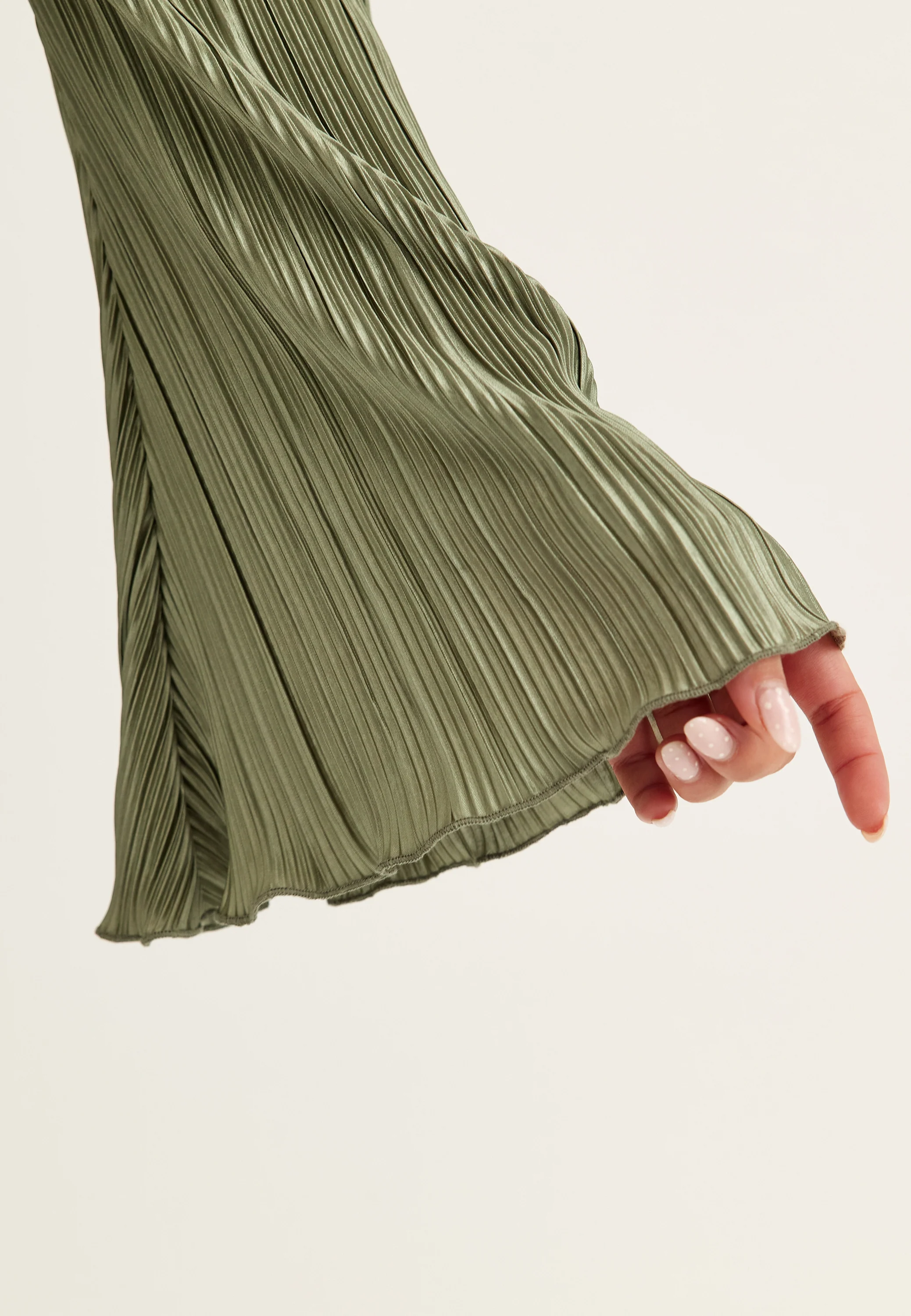 Pleated Frill Dress - Image 5