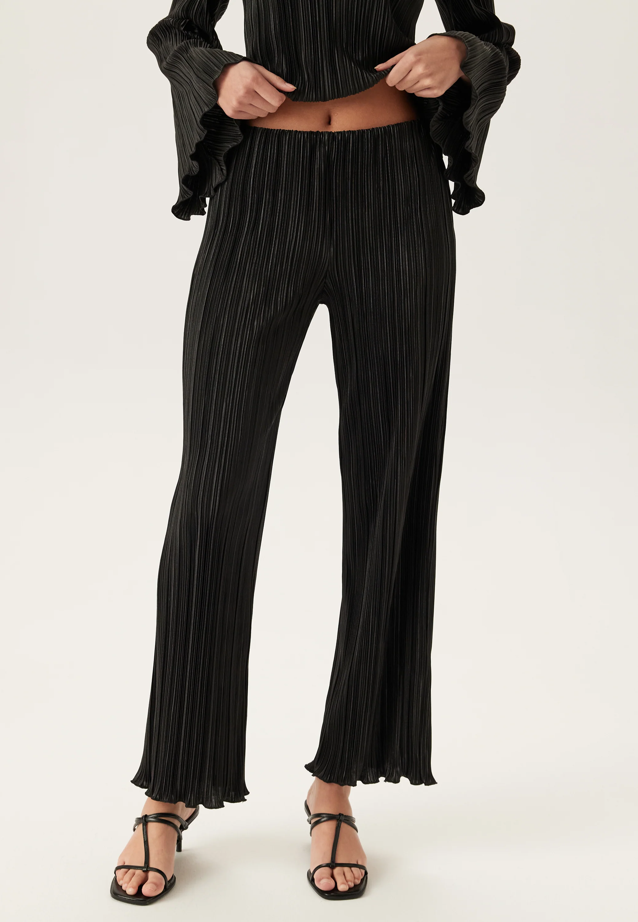 Pleated Frill Trousers - Image 2
