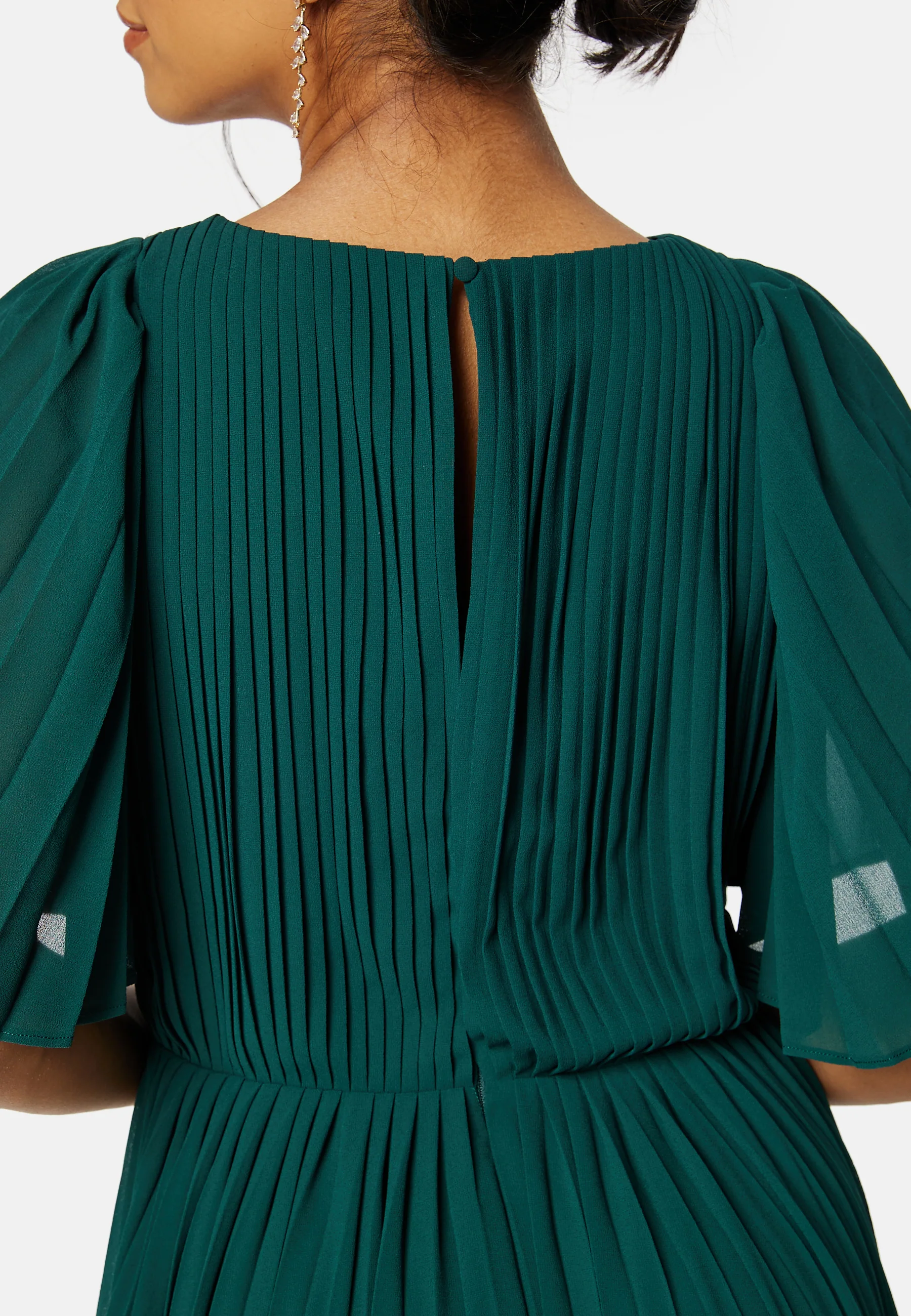 Pleated Slit Gown - Image 3