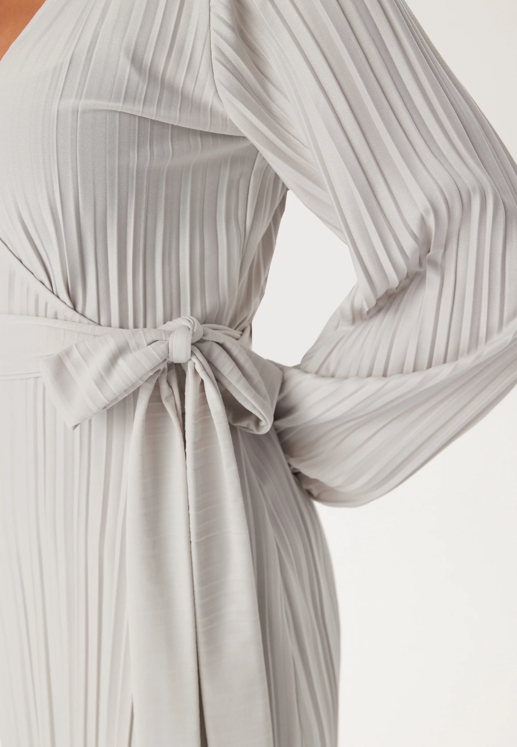 Pleated Wrap Dress - Image 4