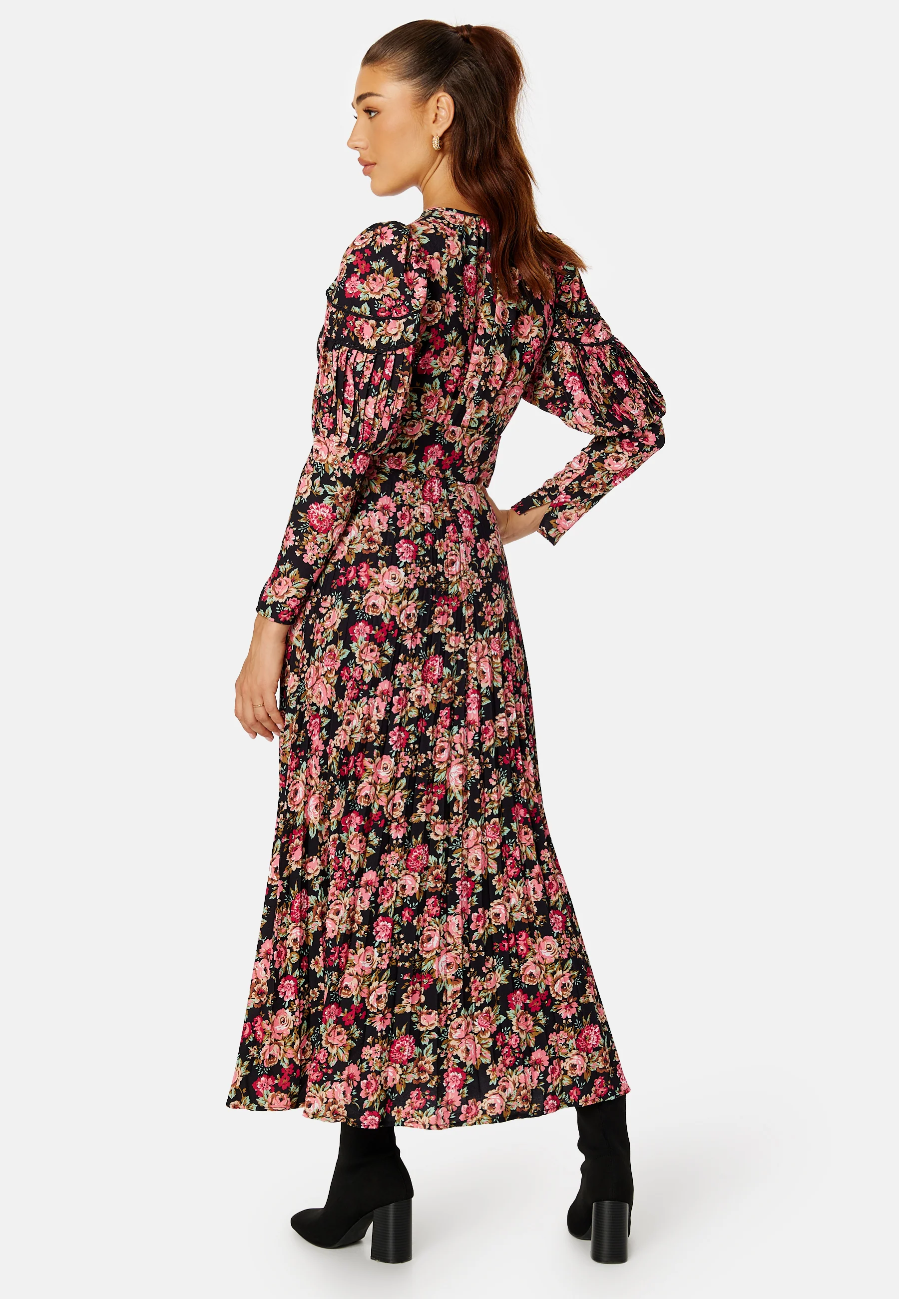 Plisse Midi Dress - Image 2