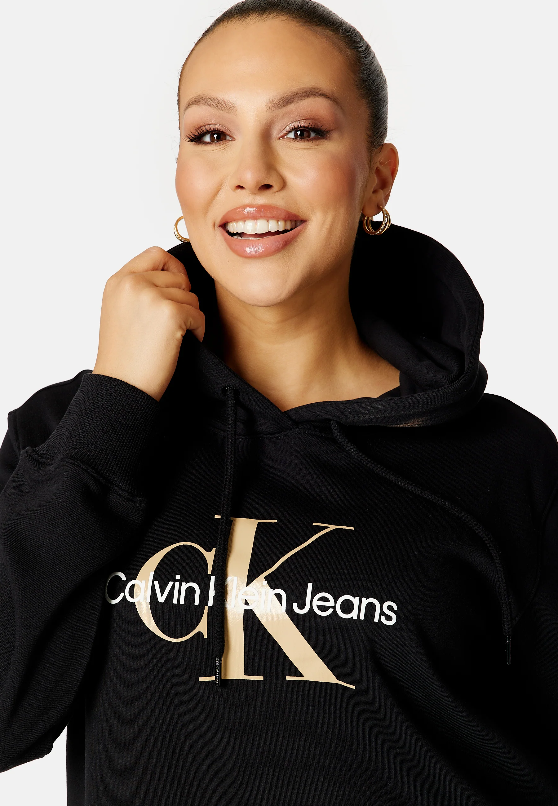Plus Monogram Hoddie Dress - Image 4