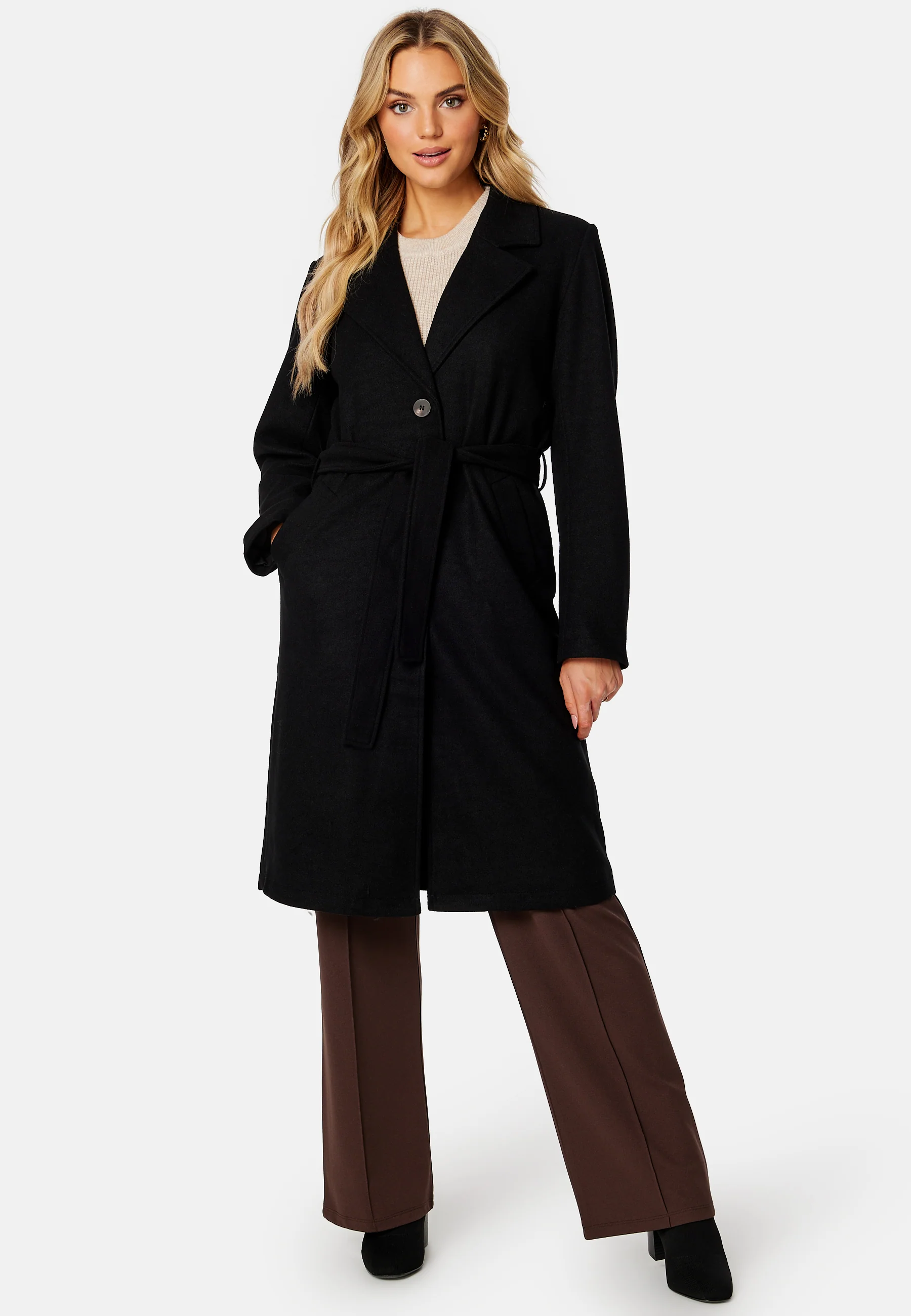 Poko Long Belt Coat - Image 2