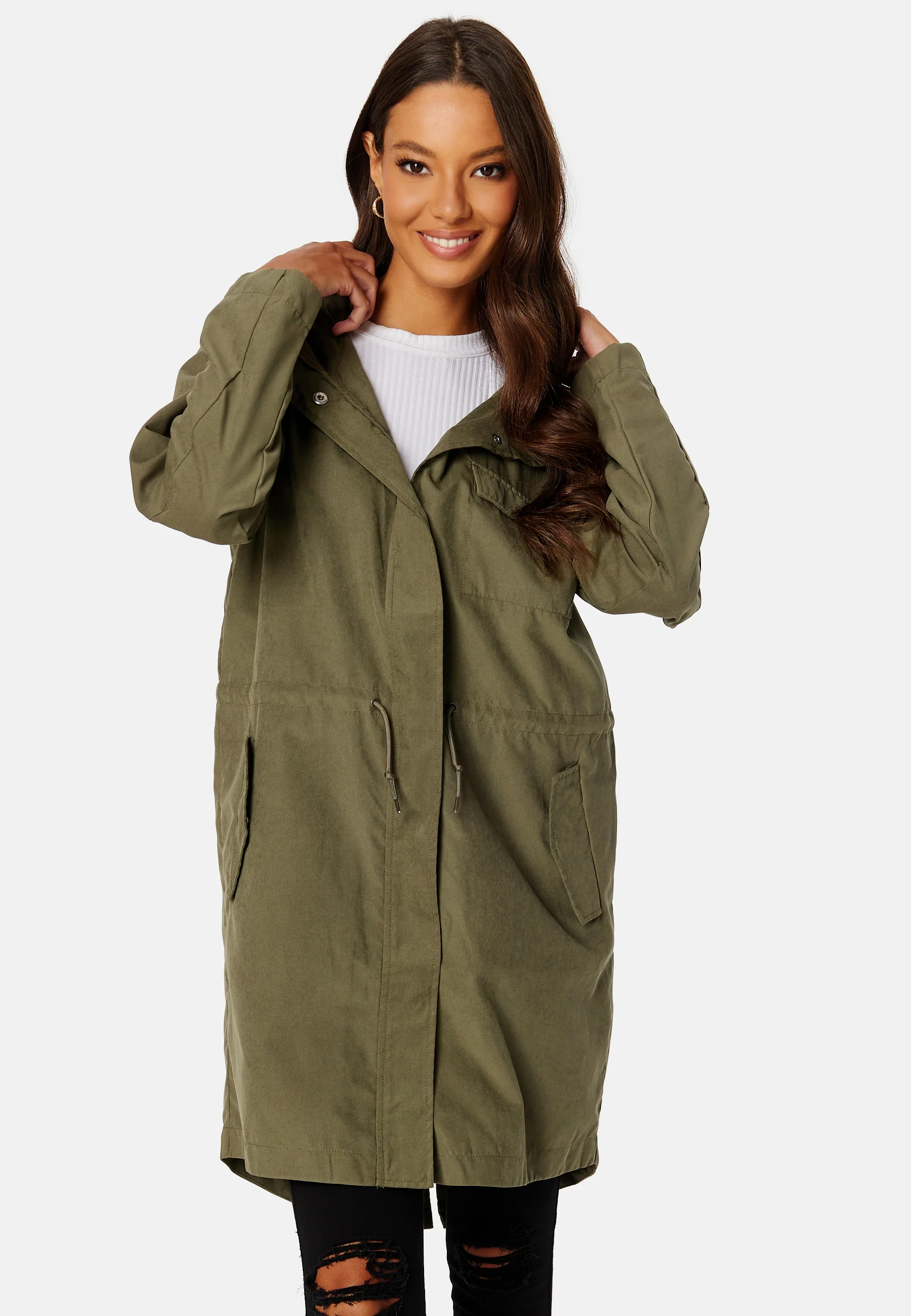 Polly Long Hood Parka - Image 3