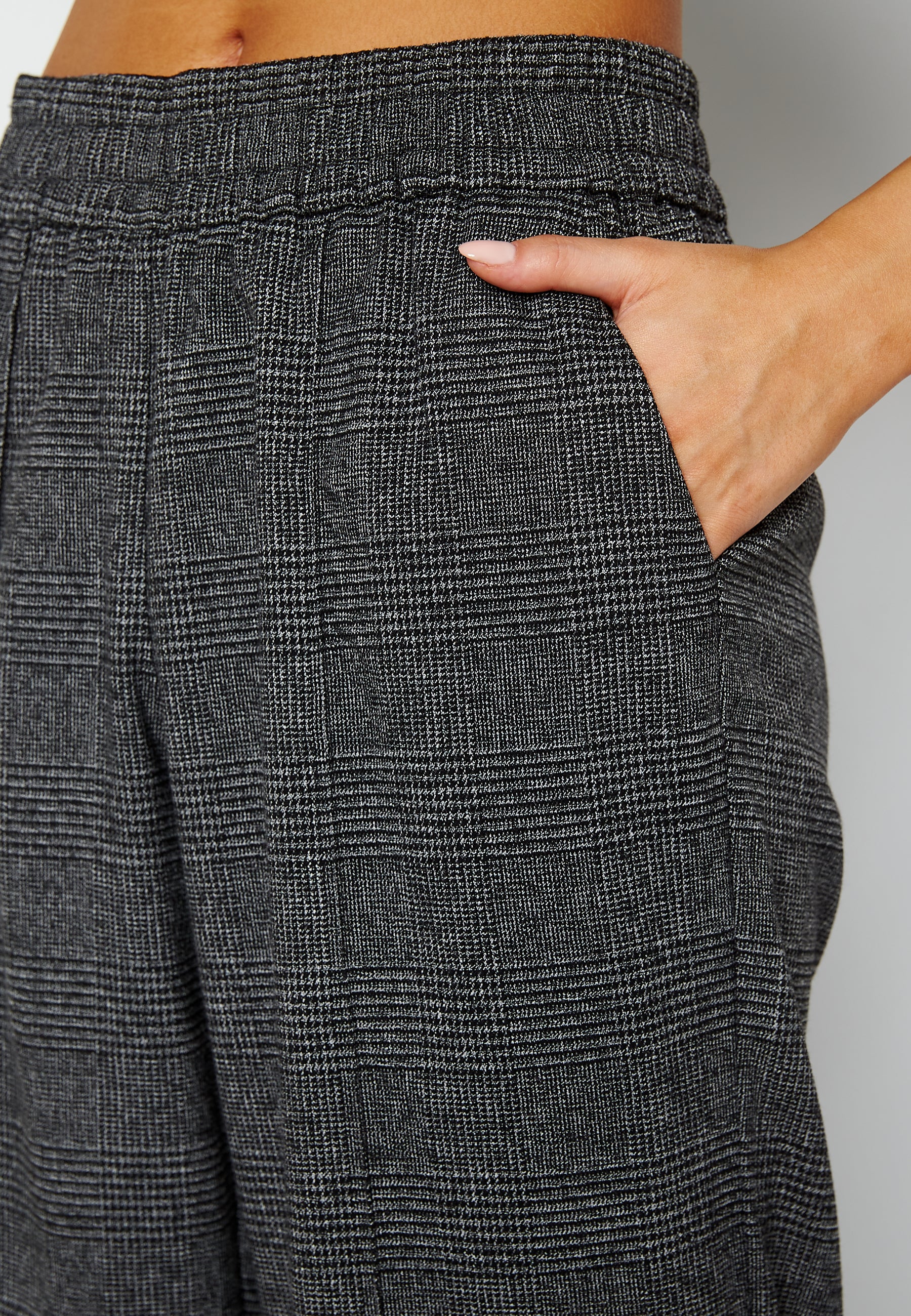 Poptrash-Suki MW Wide Check Pant - Image 4