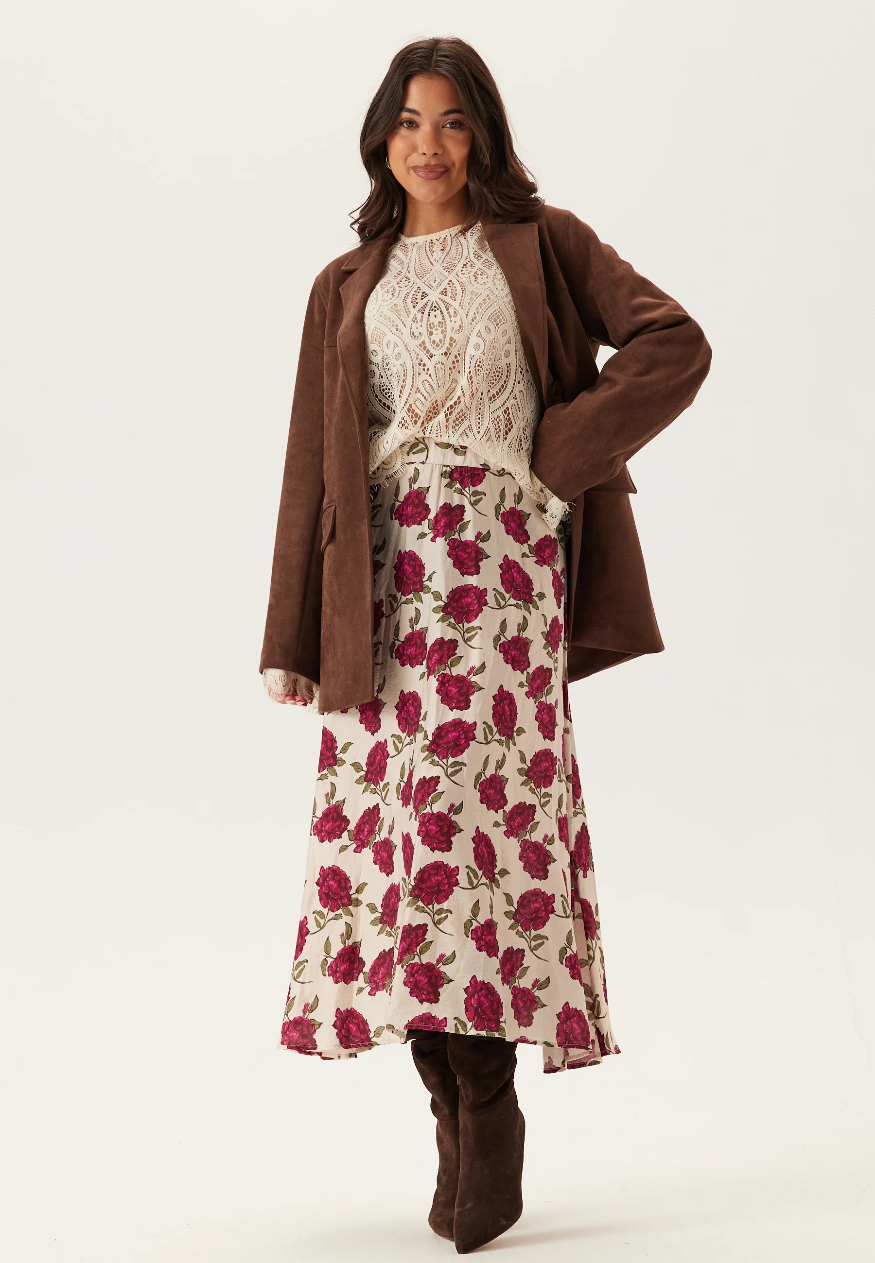 Printed Midi Skirt - Image 3