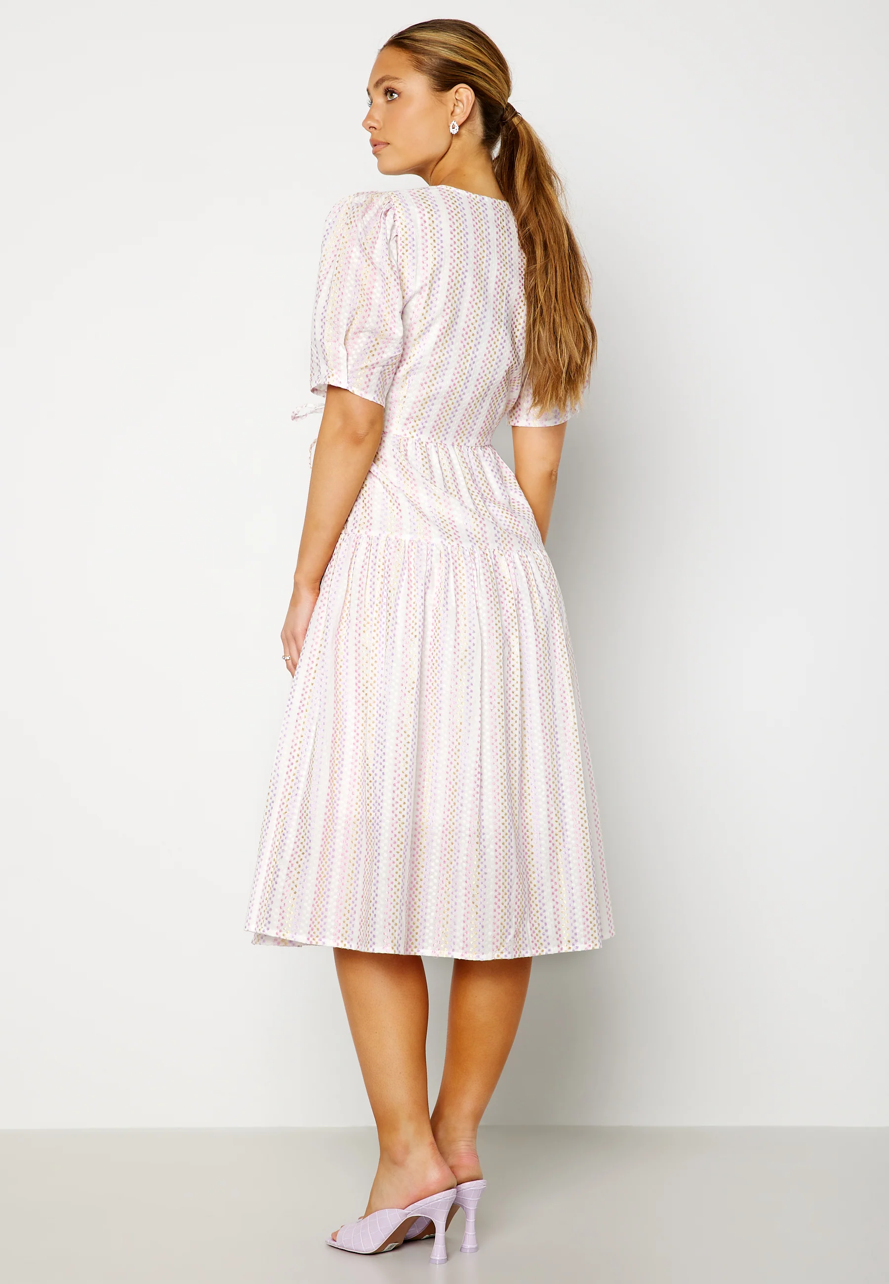 Prisma 2/4 Wrap Midi Dress - Image 4