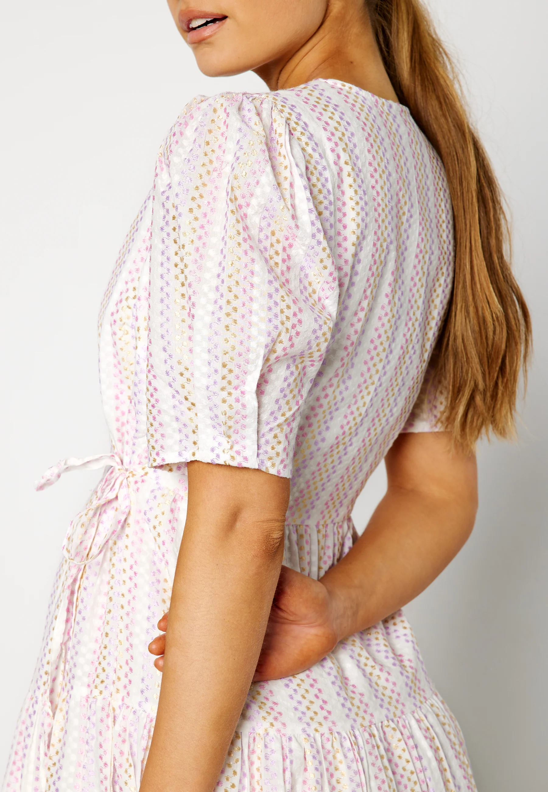 Prisma 2/4 Wrap Midi Dress - Image 5