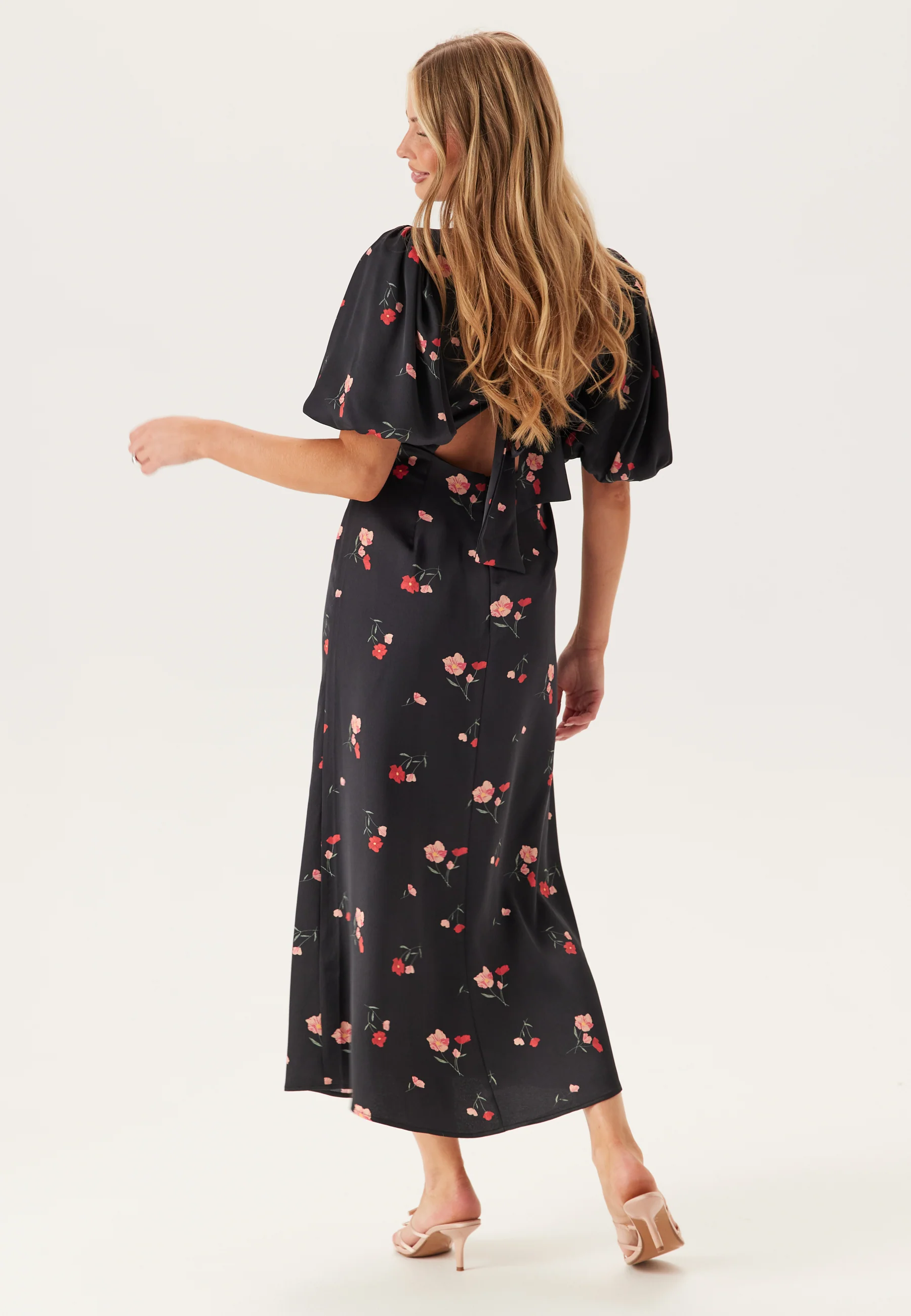 Puff Sleeve Ankle Dress - Image 4