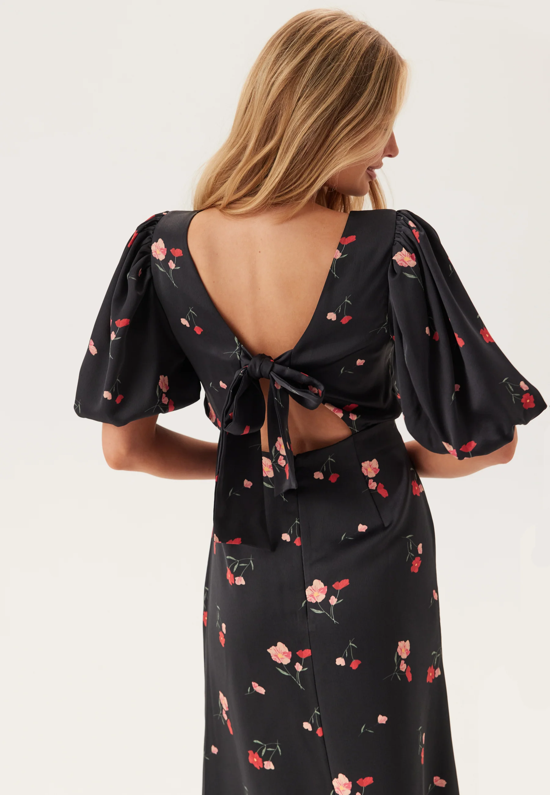 Puff Sleeve Ankle Dress - Image 6