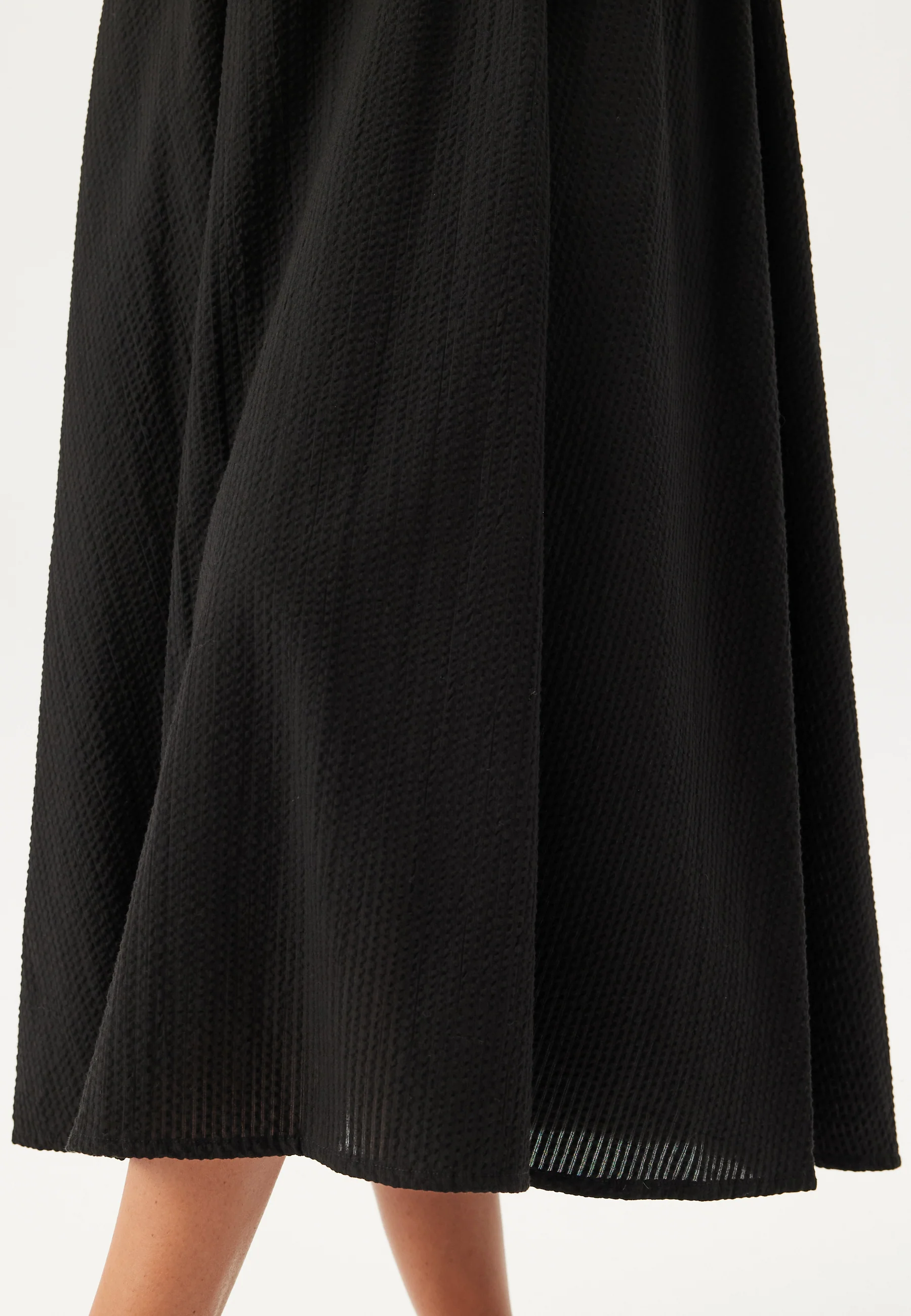 Puff Sleeve Cotton Dress - Image 4