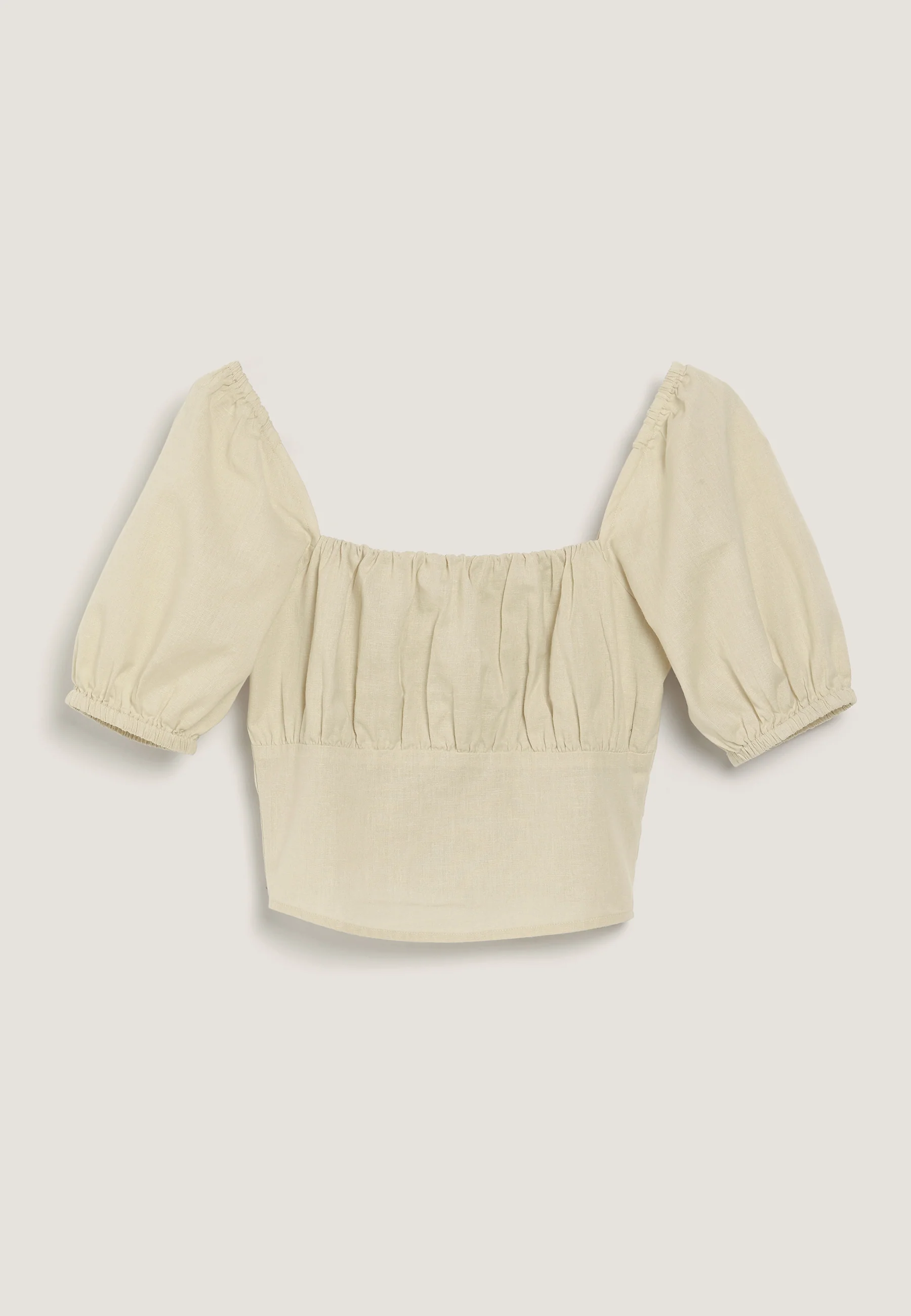 Puff Sleeve Cropped Top - Image 5