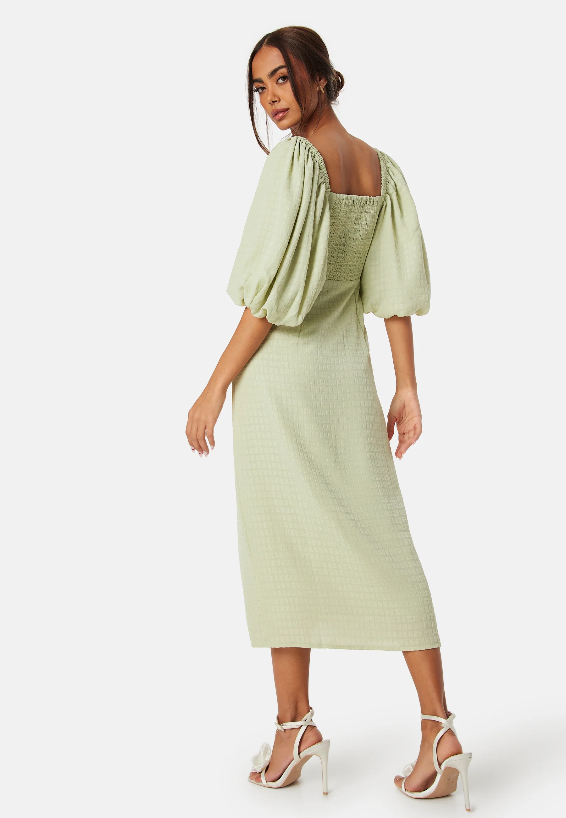 Puff Sleeve Dress - Image 3
