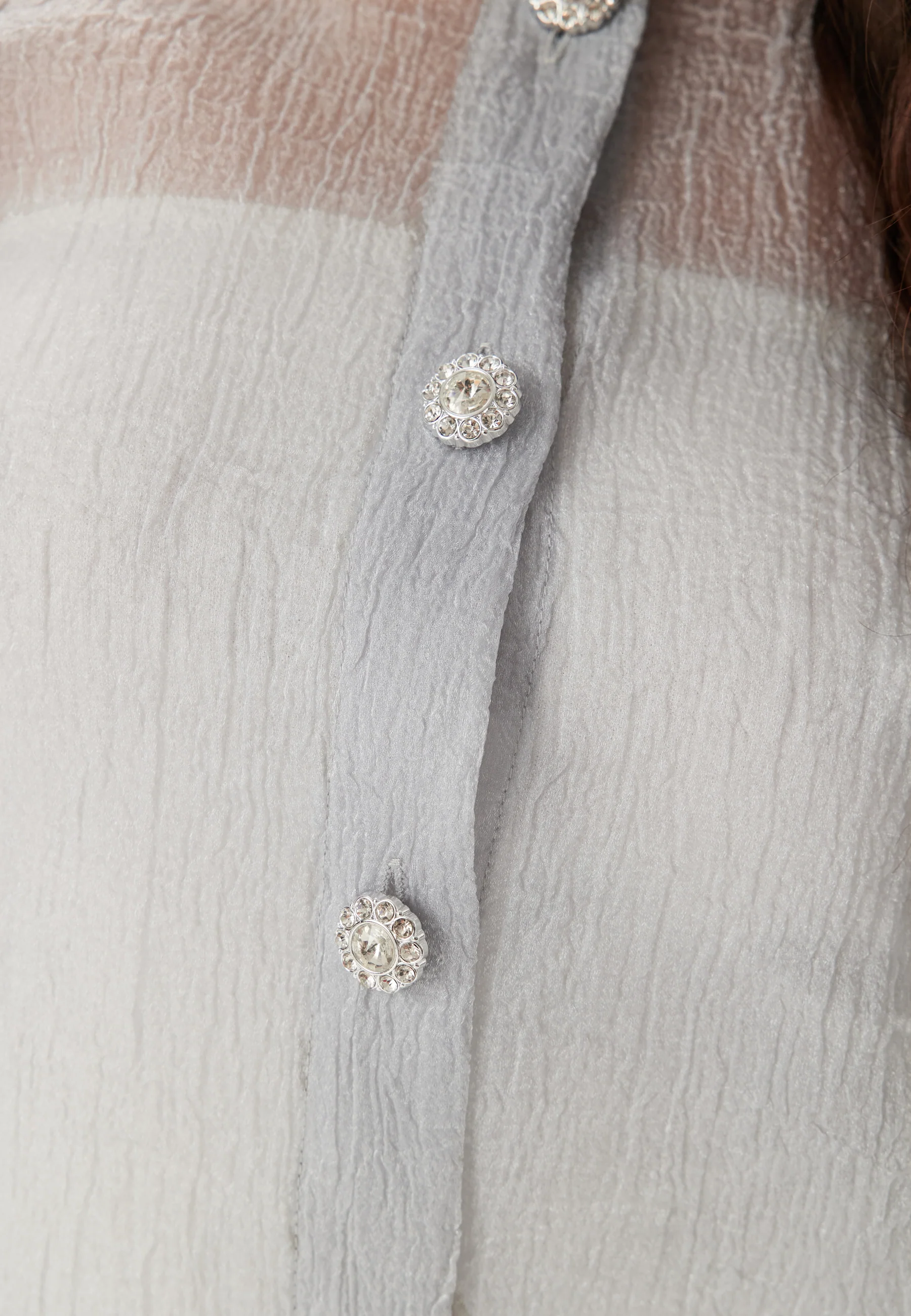 Puff Sleeve Organza Blouse - Image 5