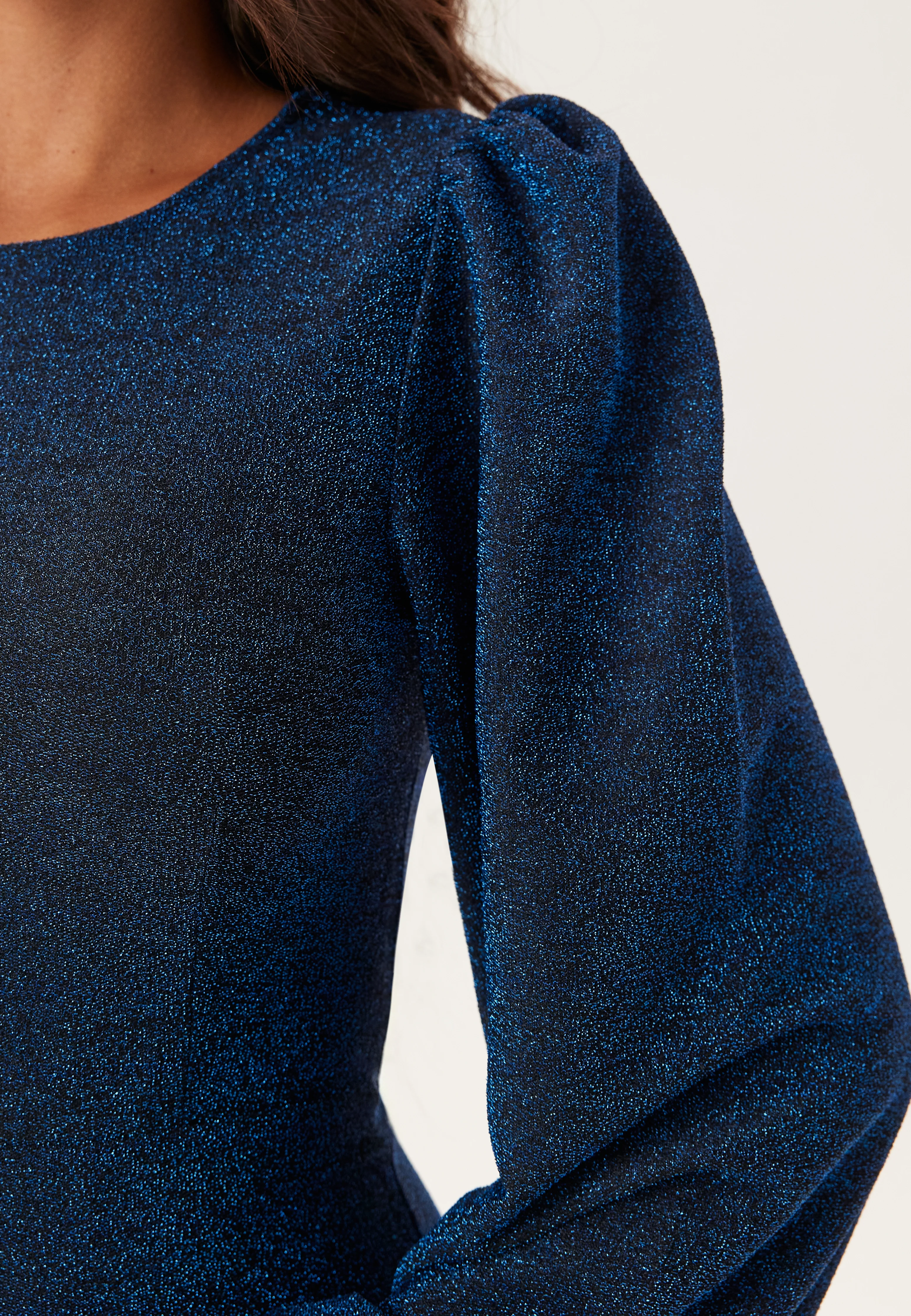 Puff Sleeve Sparkling Dress - Image 6