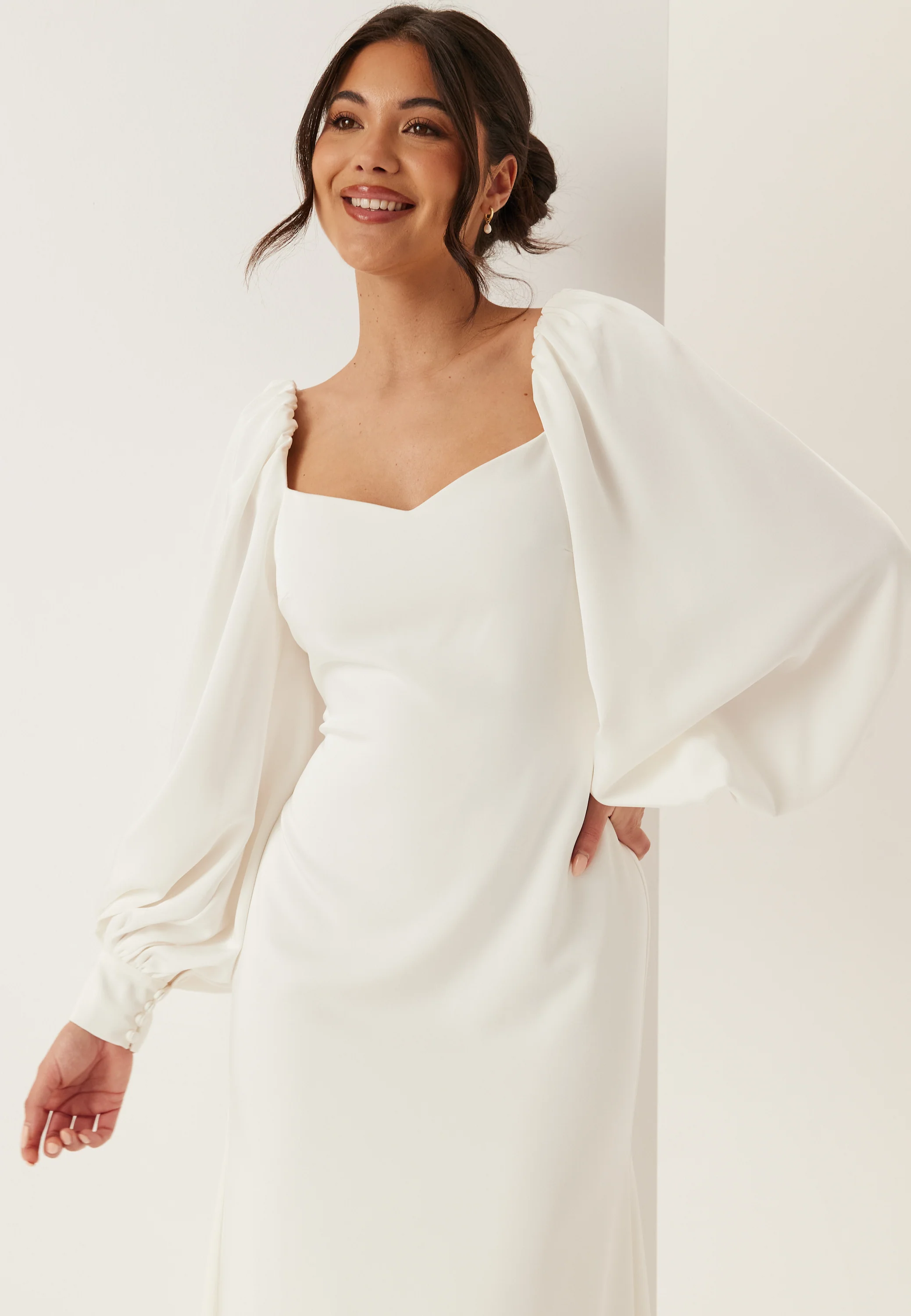 Puff Sleeve Wedding Gown - Image 2