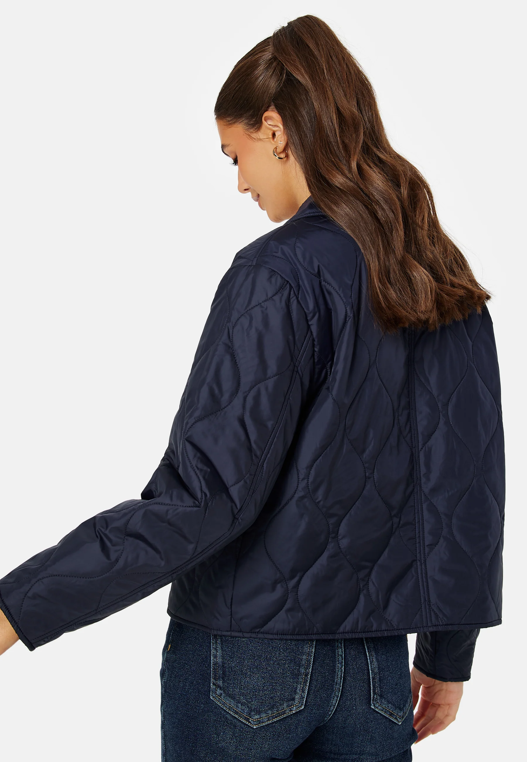 Quilted Collored Jacket - Image 2