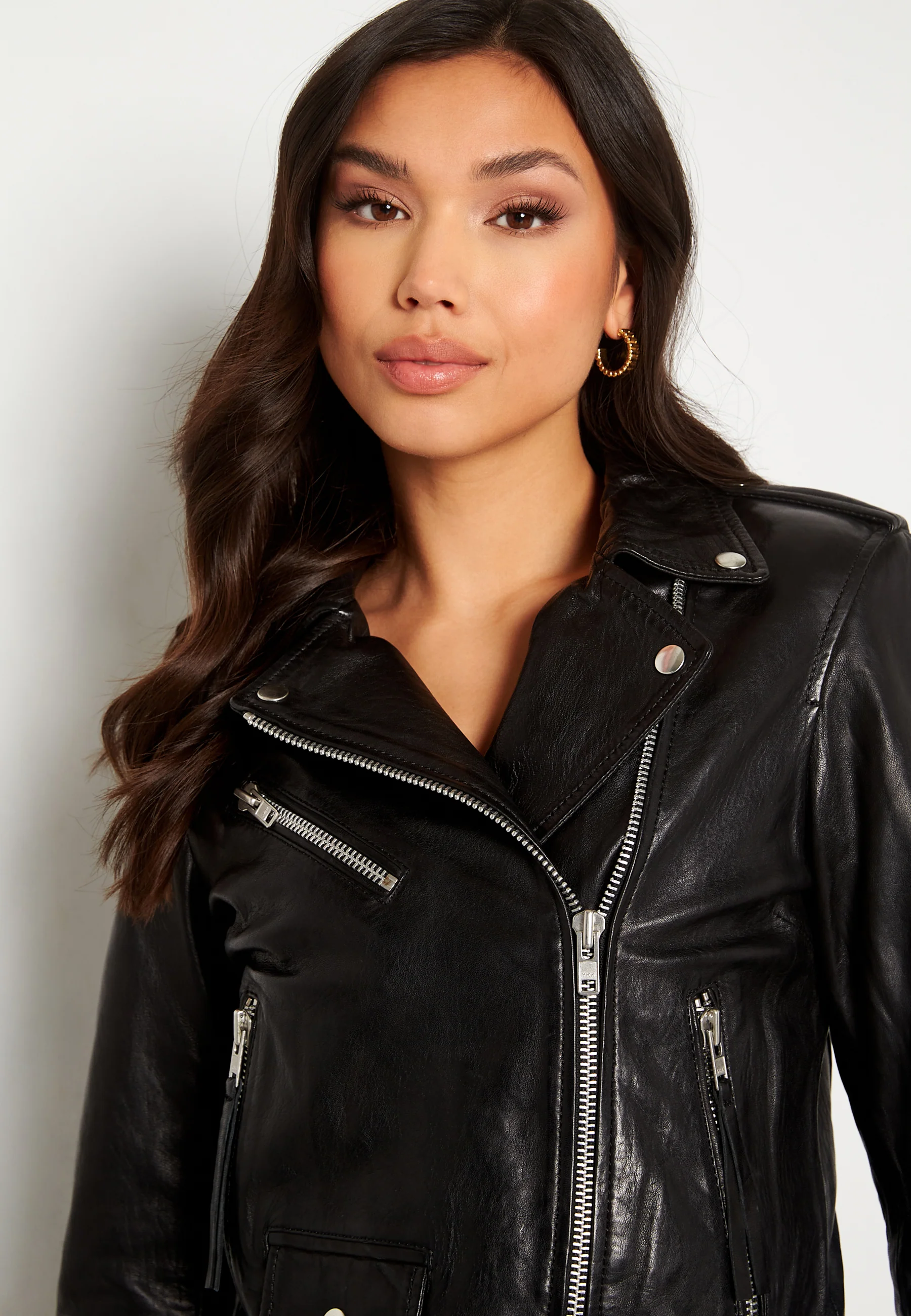 Rachel Leather Biker - Image 3