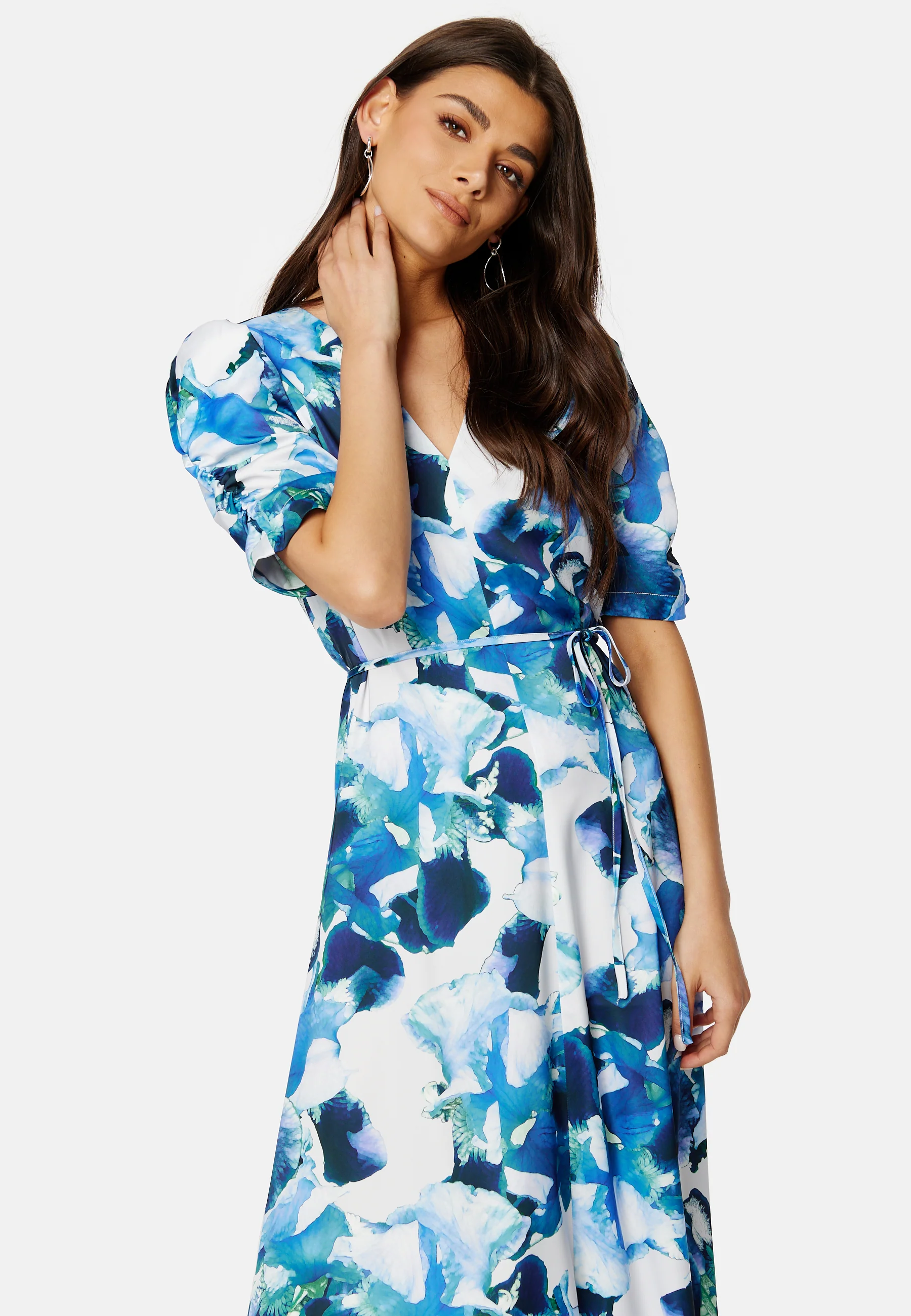 Rachelle Satin Dress - Image 3