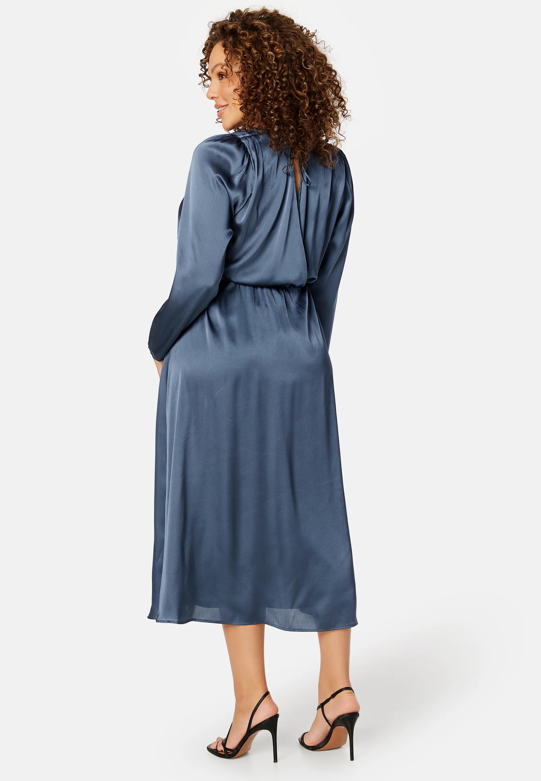 Rae Satin Dress - Image 3