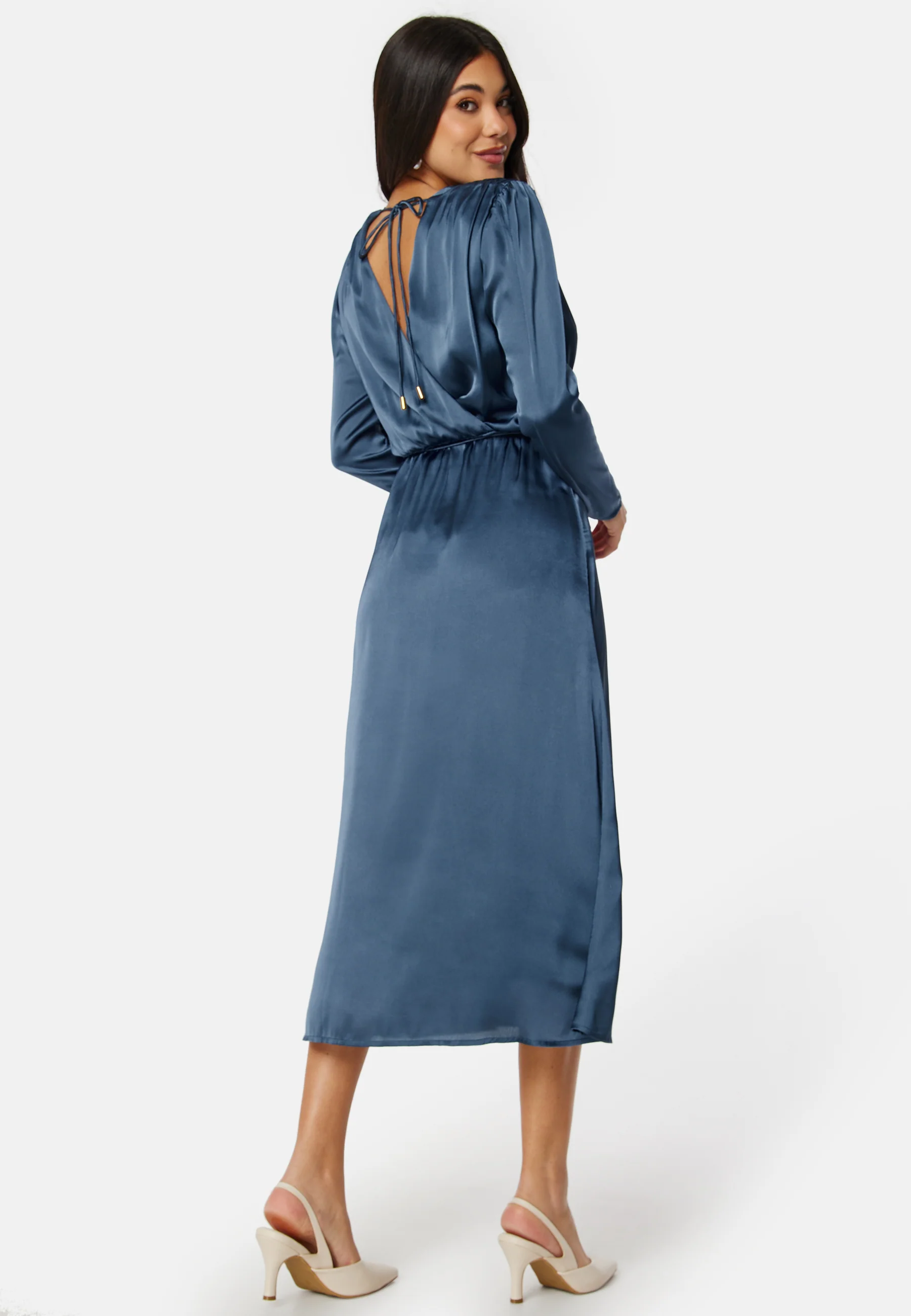 Rae Satin Dress - Image 8