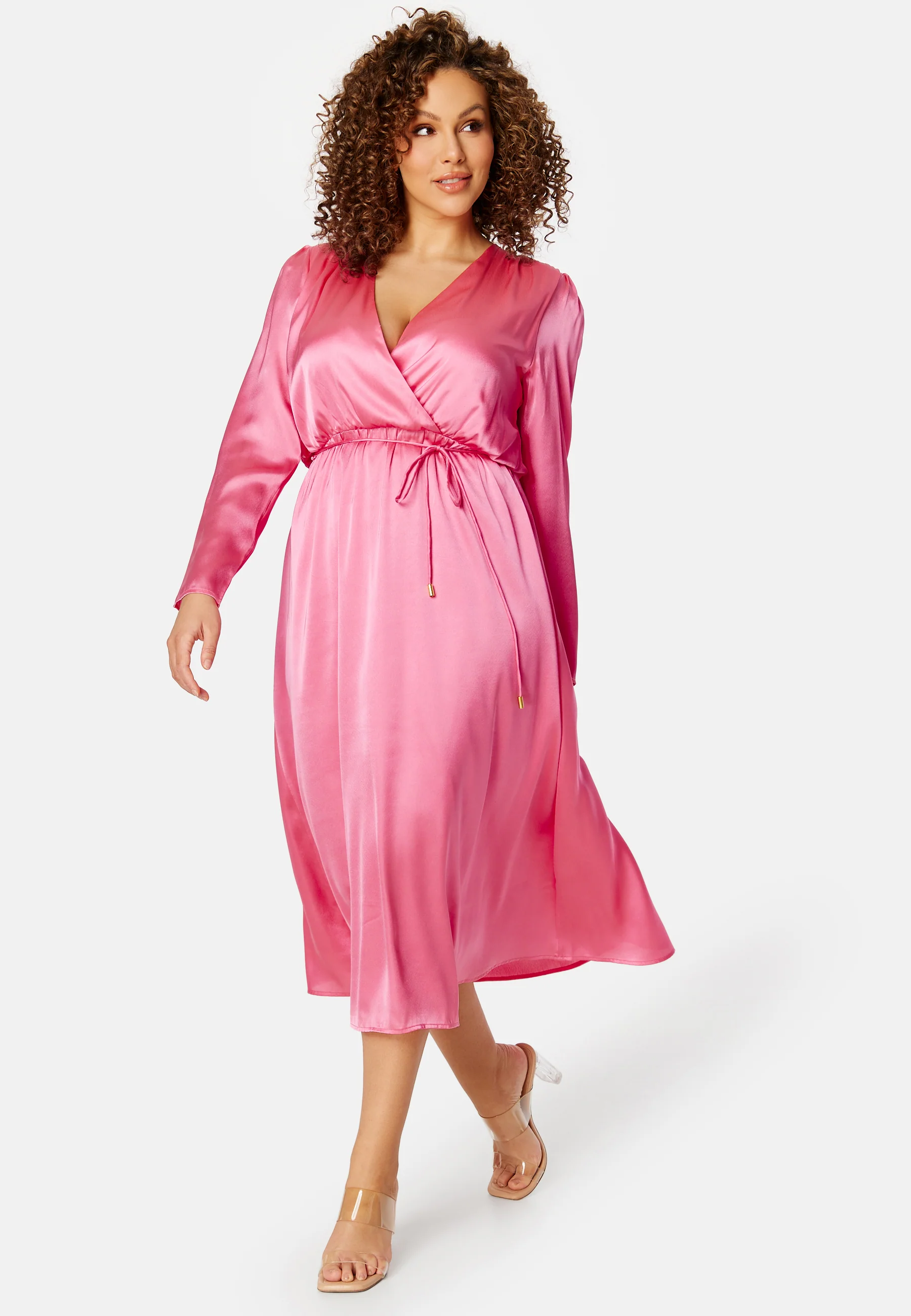 Rae Satin Dress - Image 6