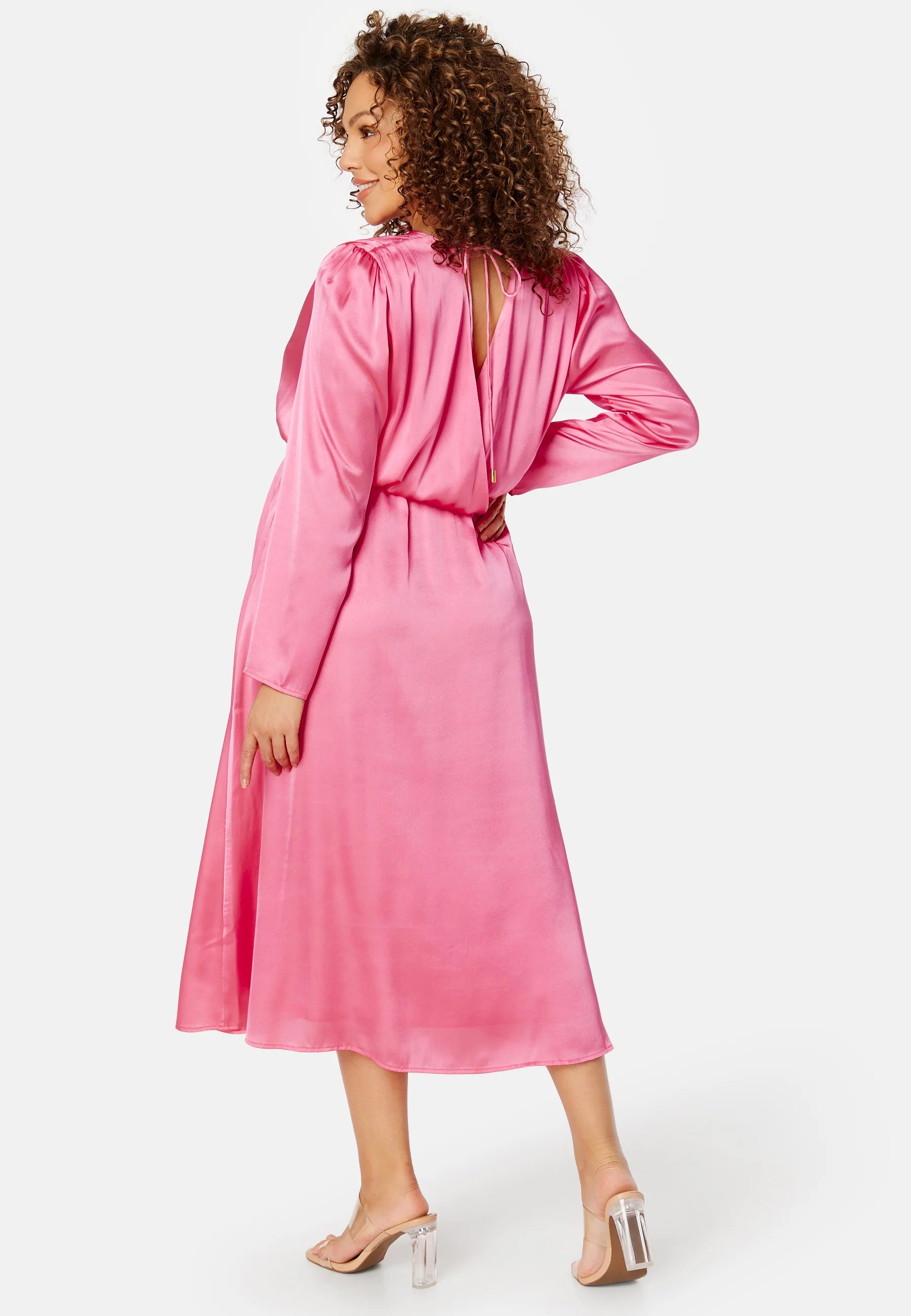 Rae Satin Dress - Image 7