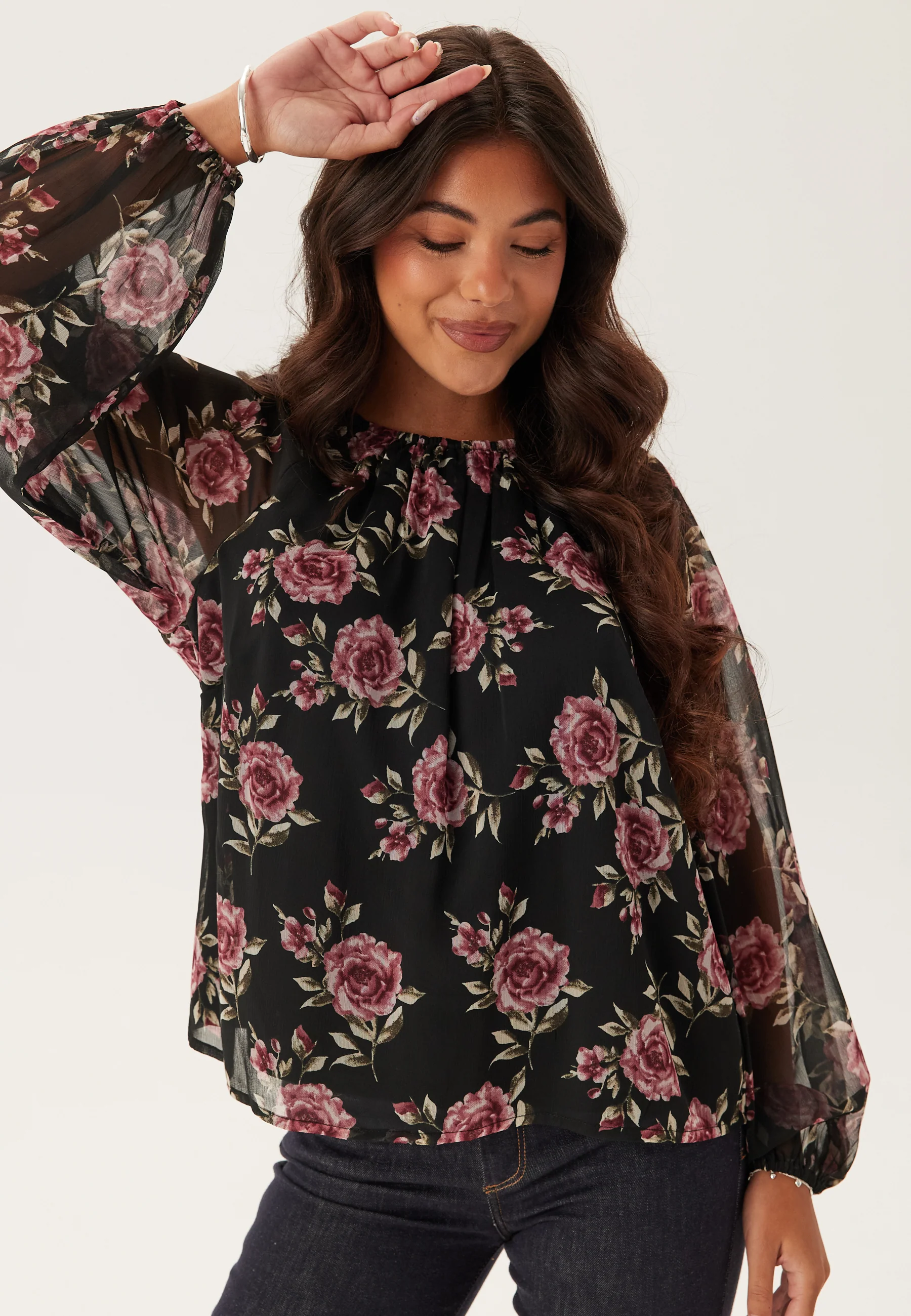 Raglan Chiffong Blouse - Image 4