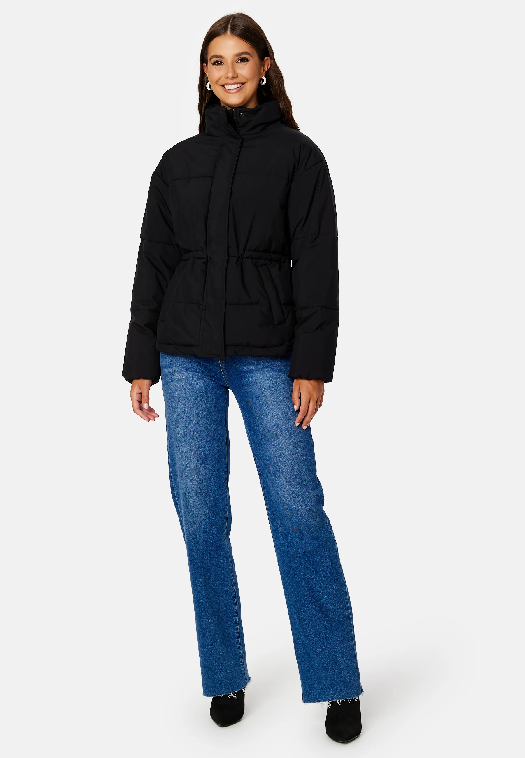 Rahima Drawstring Waist Puffer Jacket - Image 2