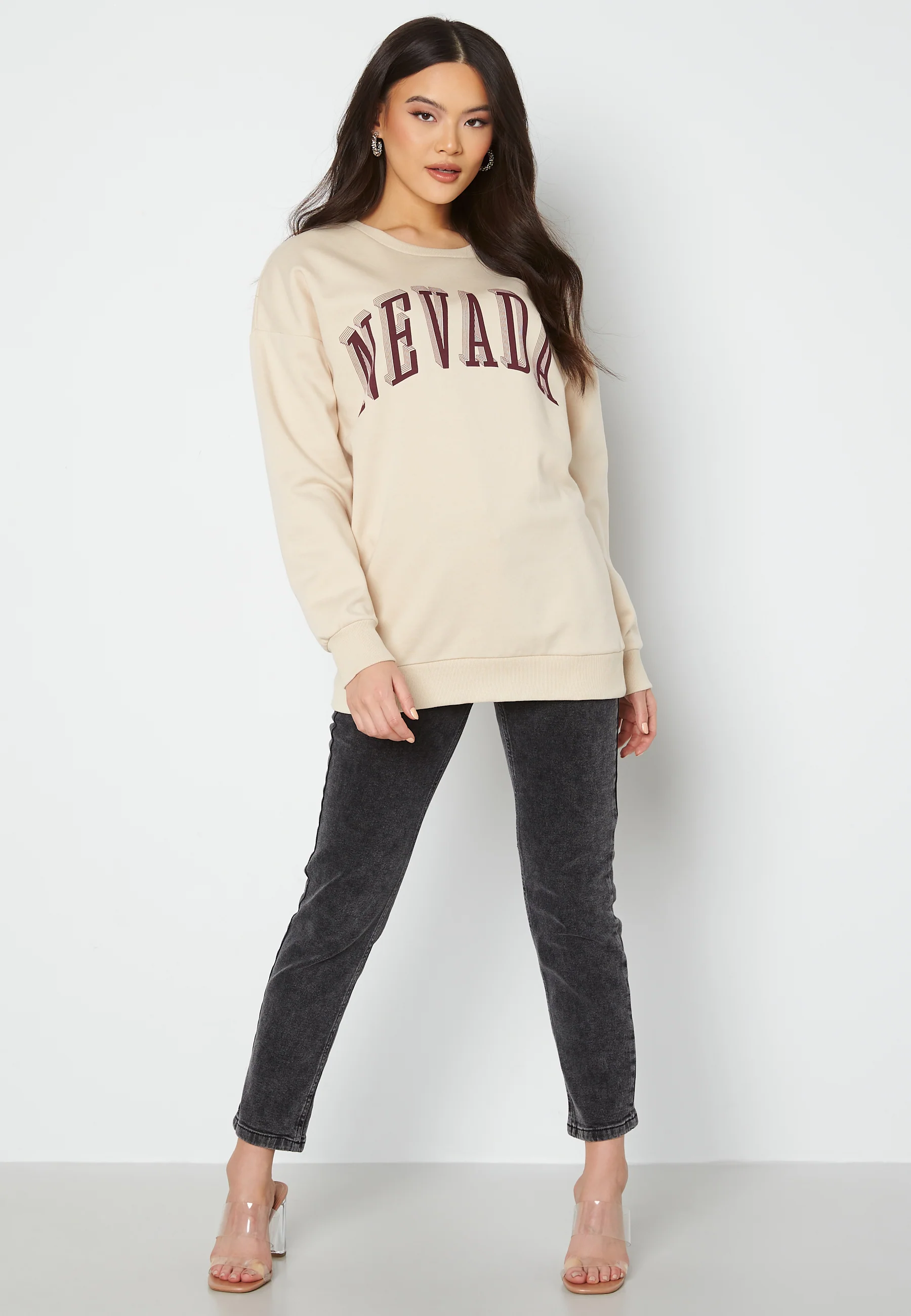 Rana L/S Long Print Sweat - Image 2