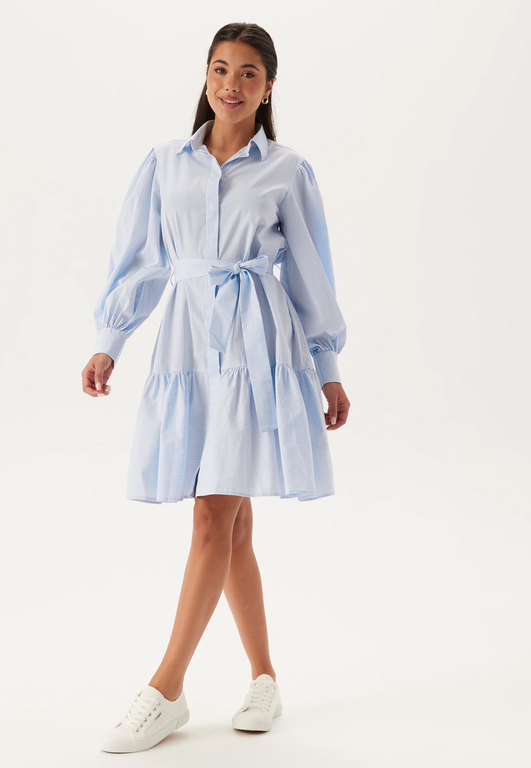 Reg Classic Poplin Striped Dre - Image 3