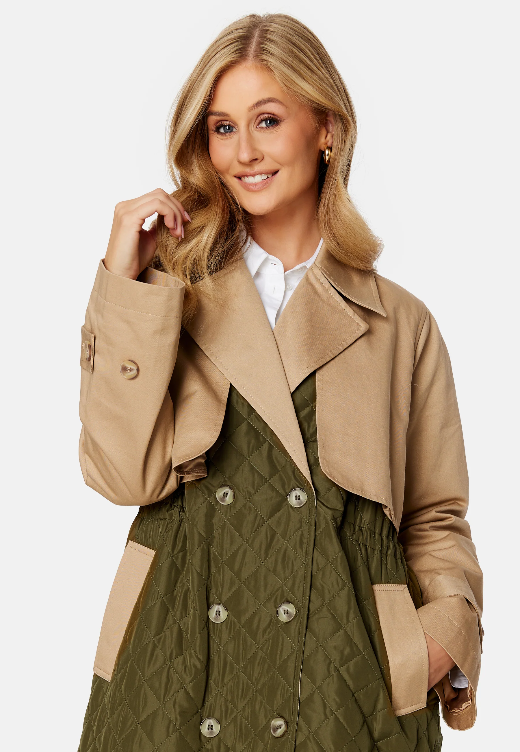 Regina Padded Trench Coat - Image 4