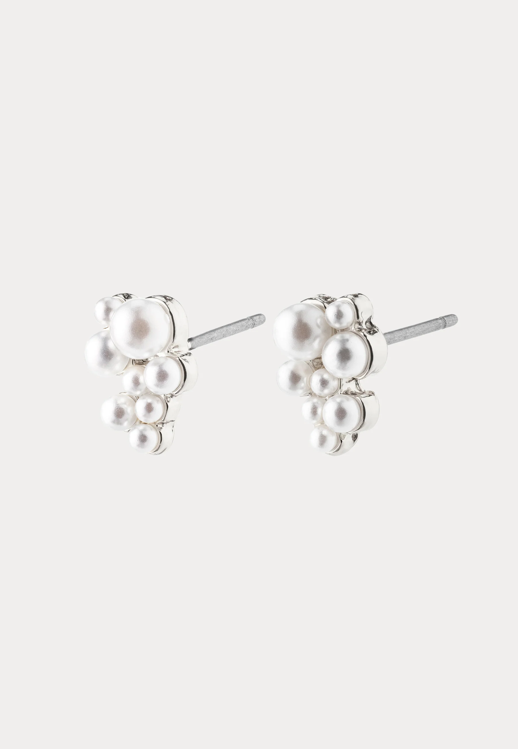 Relando Pearl Earrings Silver- - Image 2