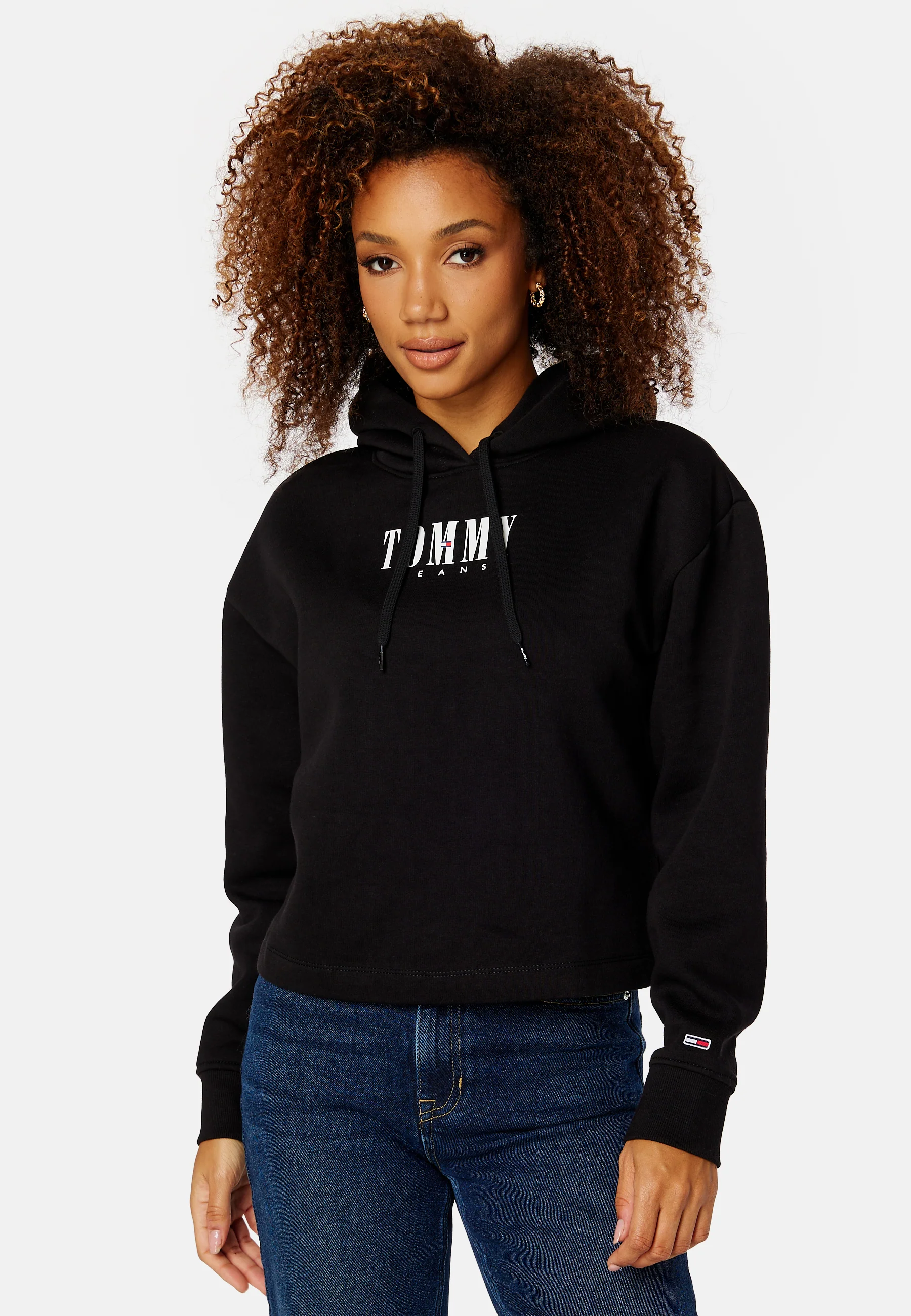Relaxed Essential Logo 2 Hoodie - Image 2